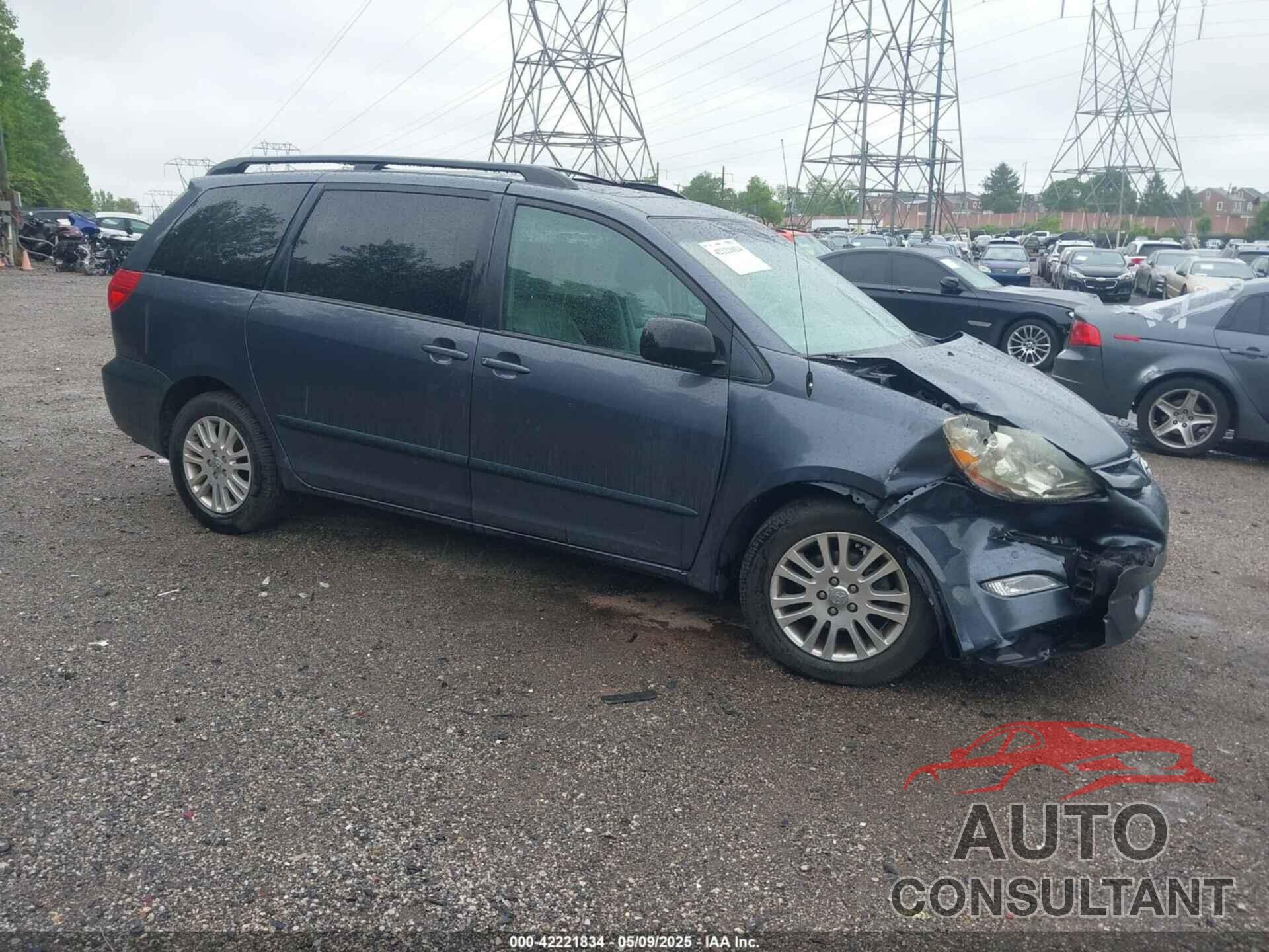 TOYOTA SIENNA 2009 - 5TDZK22C69S238448