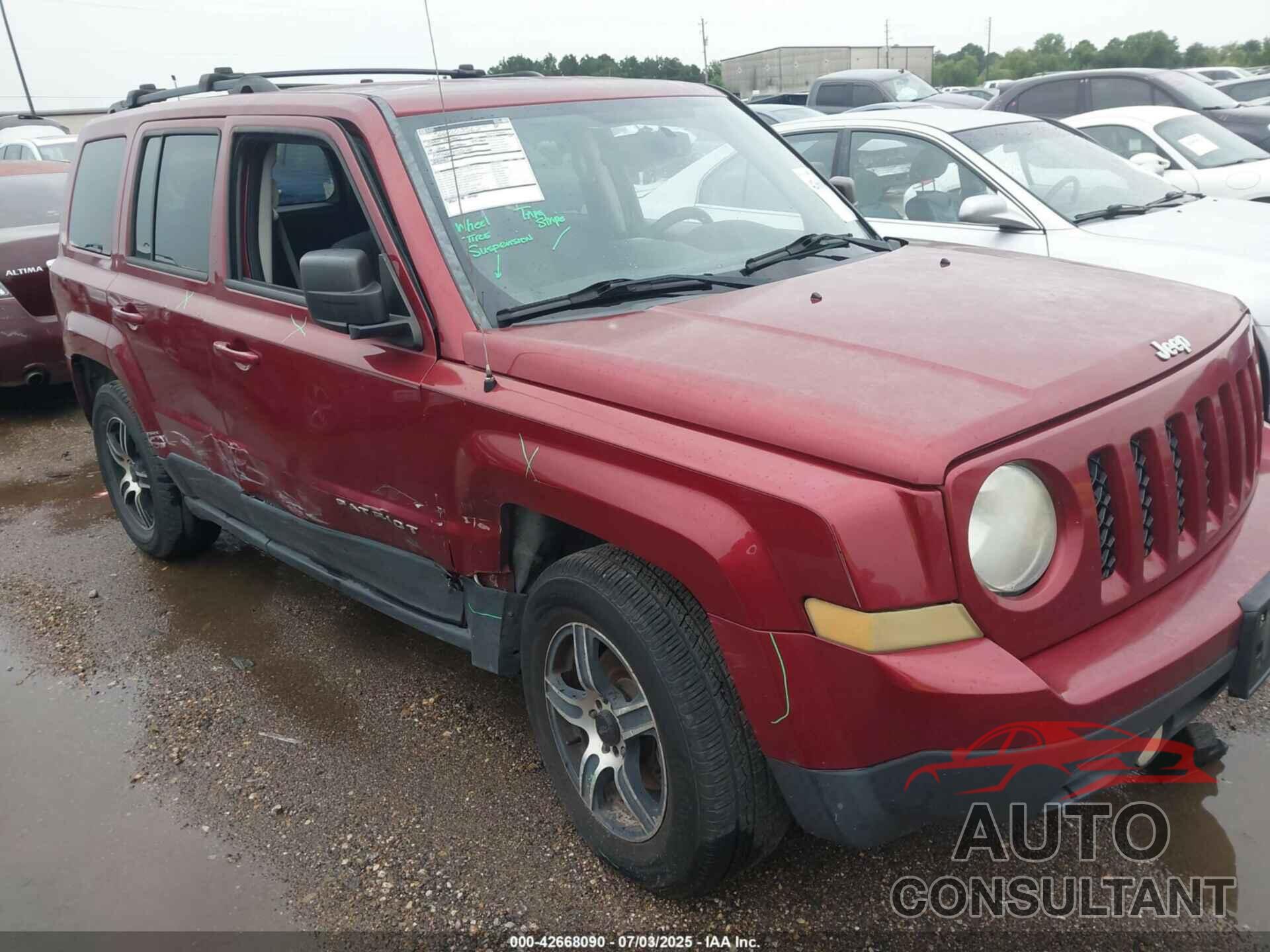 JEEP PATRIOT 2014 - 1C4NJPBB6ED905627