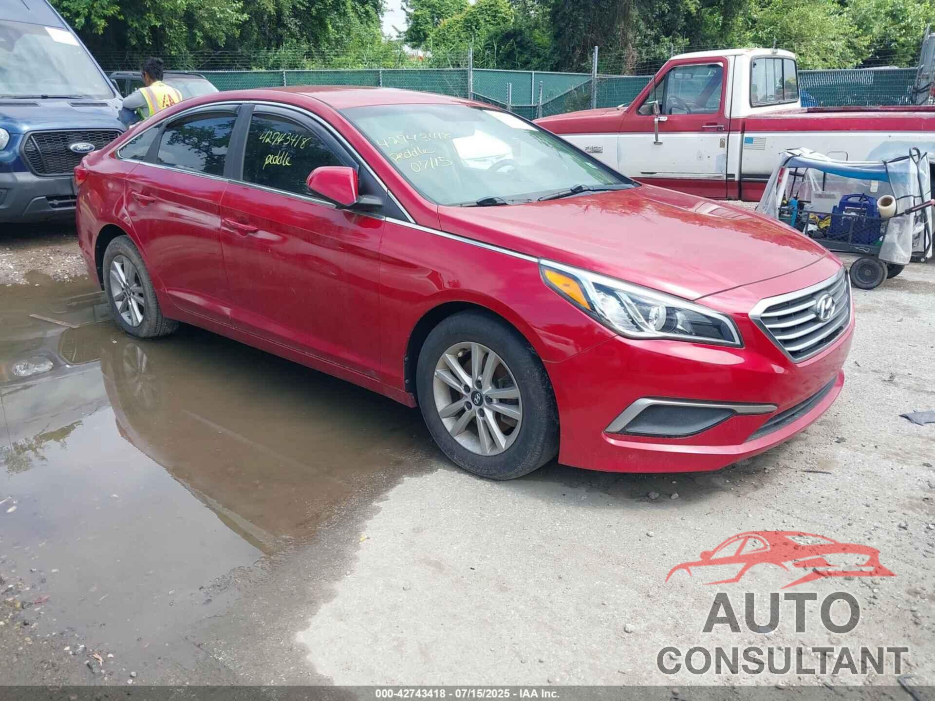 HYUNDAI SONATA 2017 - 5NPE24AF9HH491497