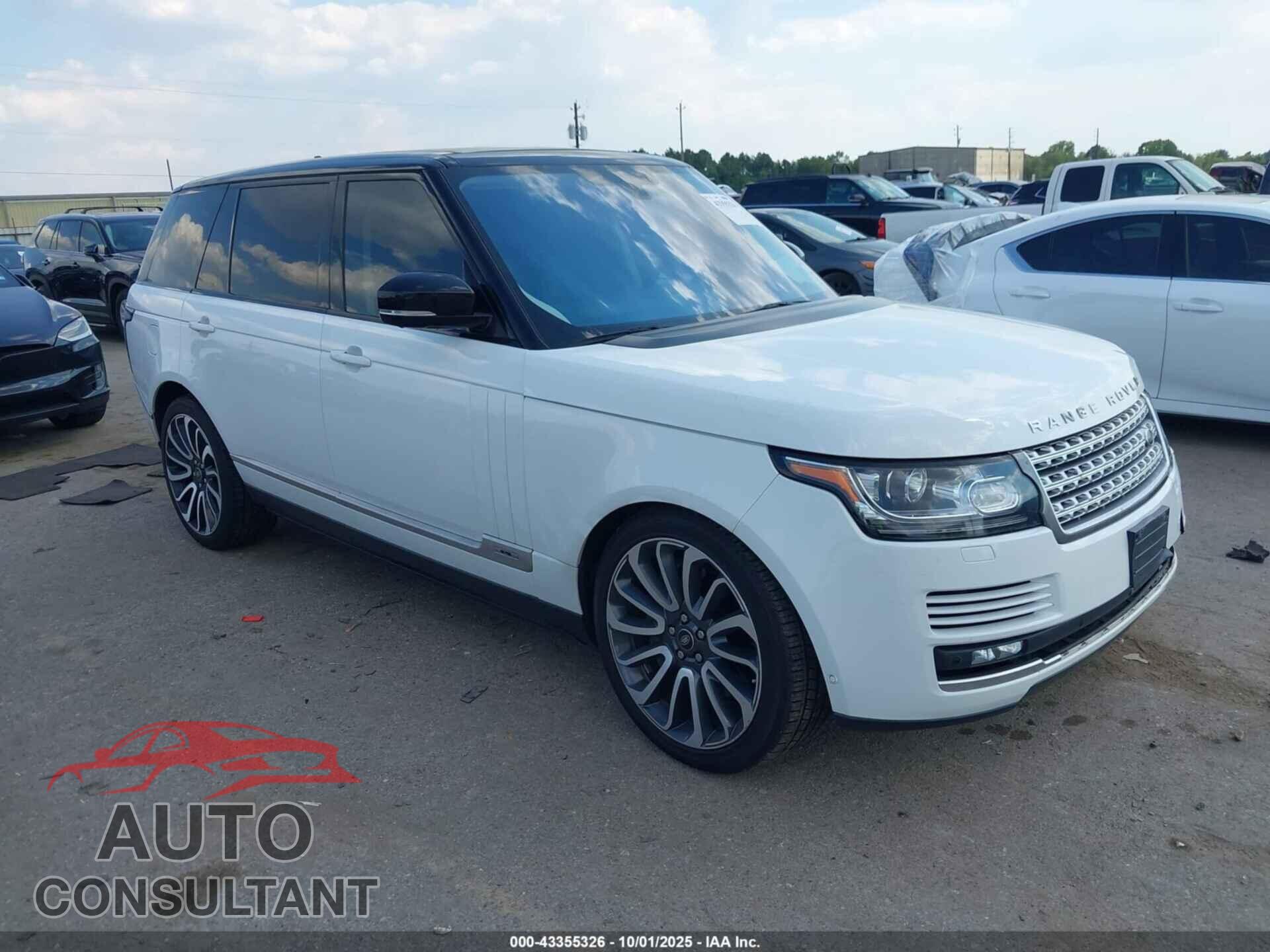 LAND ROVER RANGE ROVER 2016 - SALGS3EF3GA263152