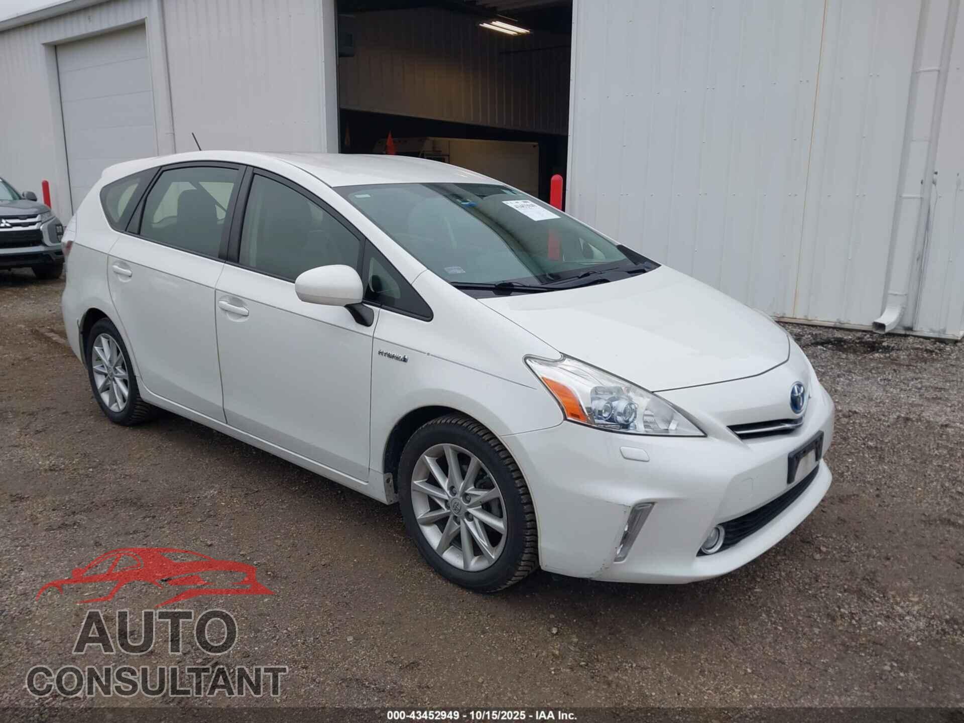 TOYOTA PRIUS V 2013 - JTDZN3EU8D3216950