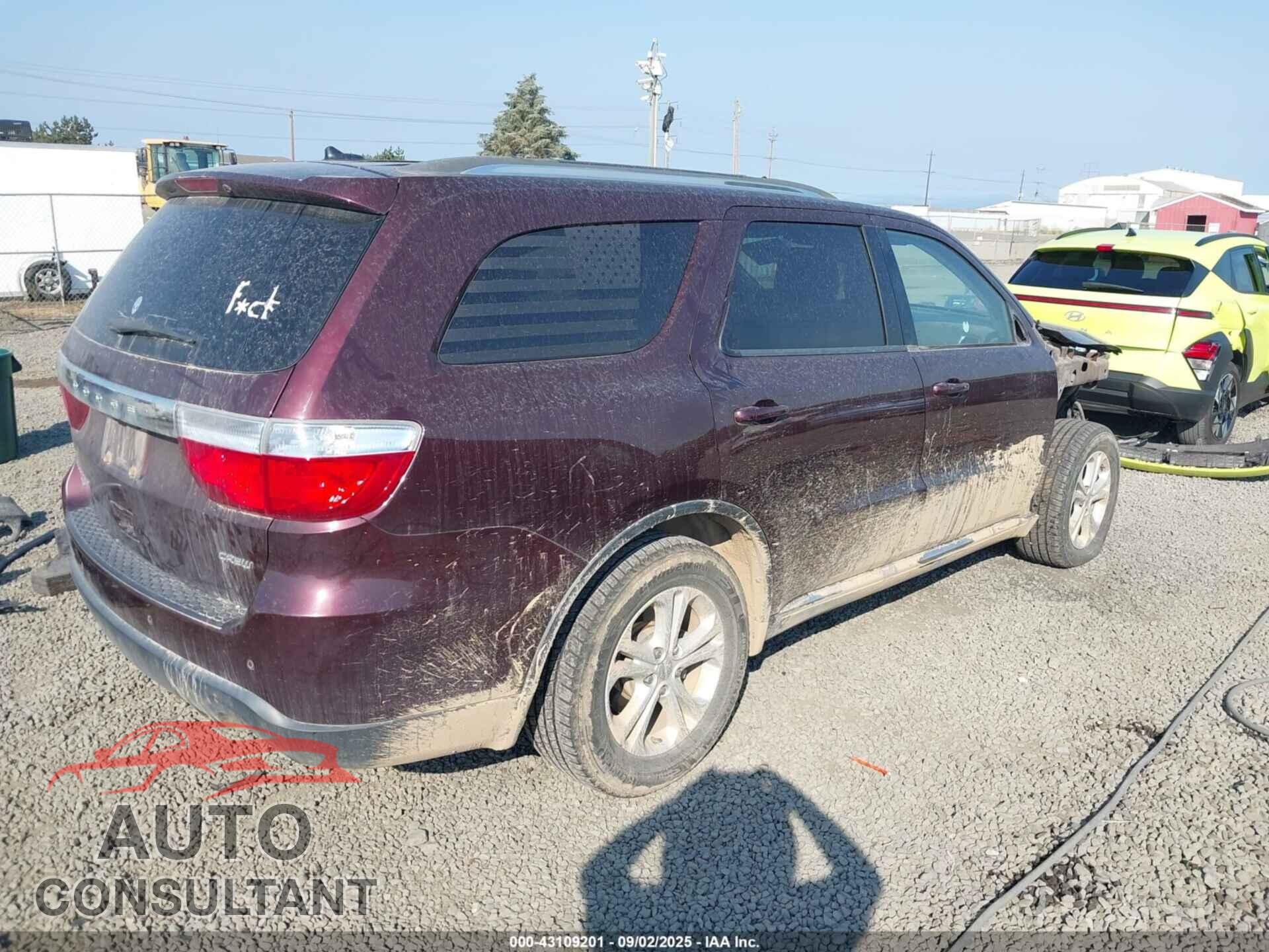 DODGE DURANGO 2012 - 1C4RDJDG2CC336907