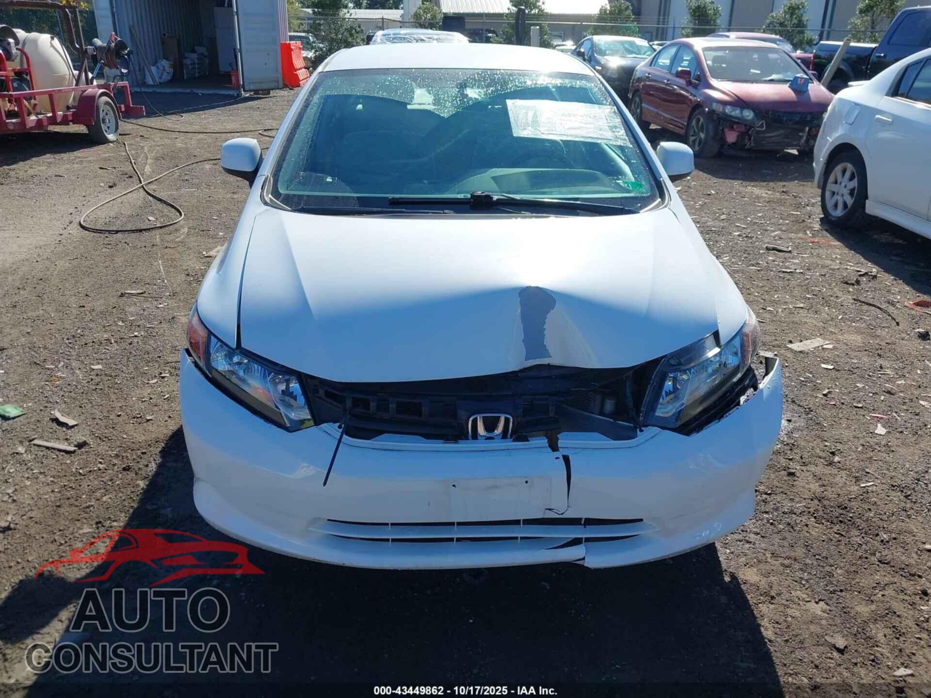 HONDA CIVIC 2012 - 2HGFB2F52CH562938