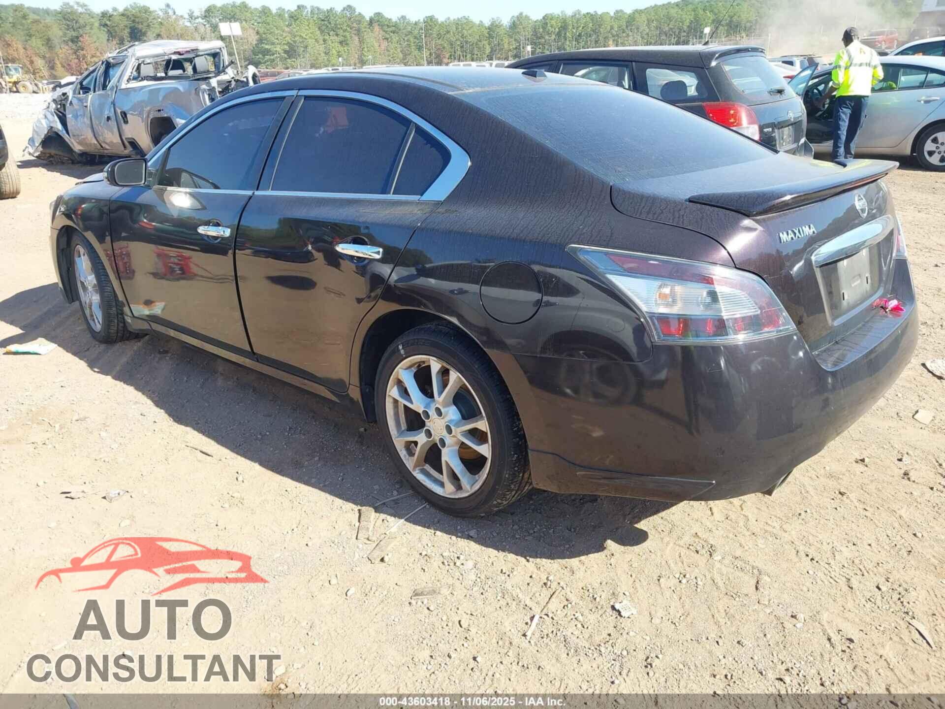 NISSAN MAXIMA 2013 - 1N4AA5AP2DC825252