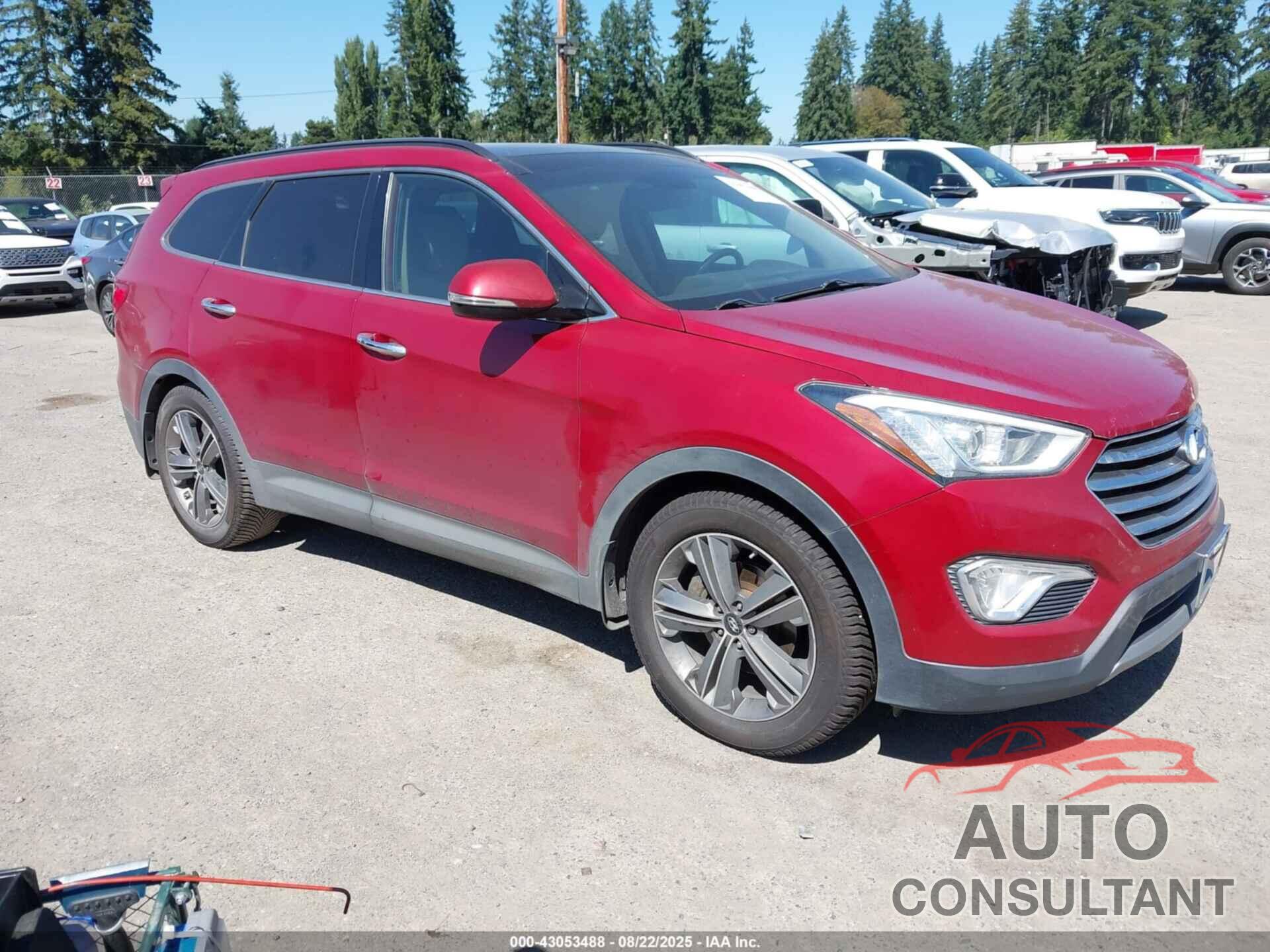 HYUNDAI SANTA FE 2014 - KM8SR4HF9EU080036