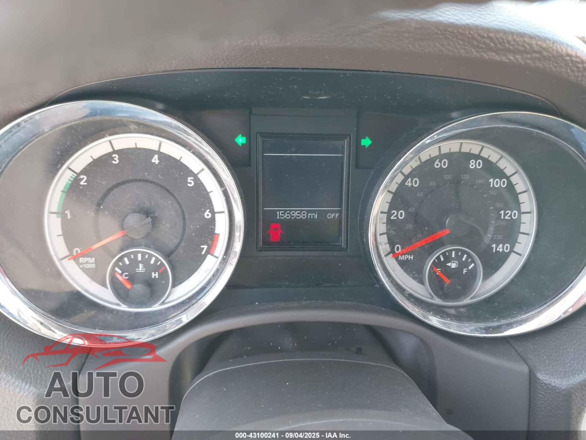 DODGE DURANGO 2011 - 1D4RD4GG2BC708342