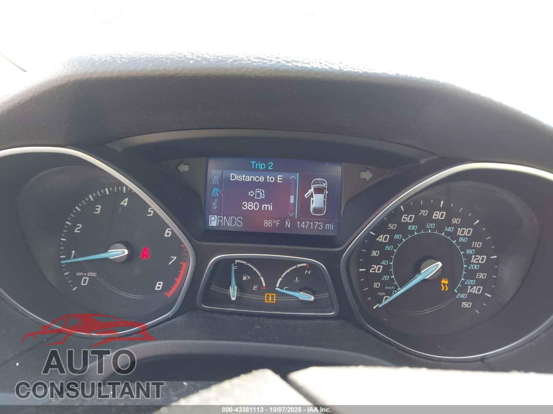 FORD FOCUS 2012 - 1FAHP3F2XCL422505