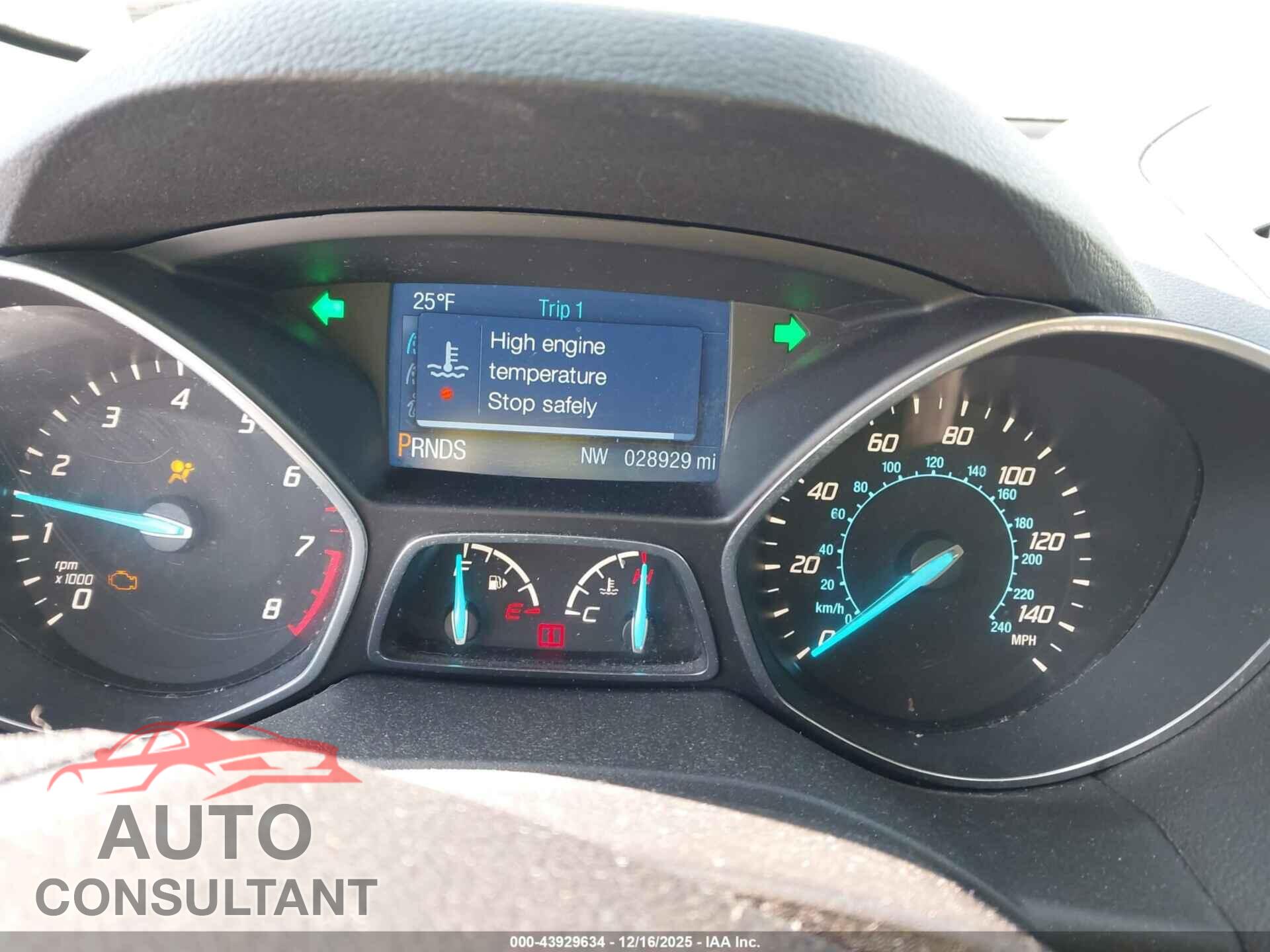 FORD ESCAPE 2014 - 1FMCU9GX6EUB70111