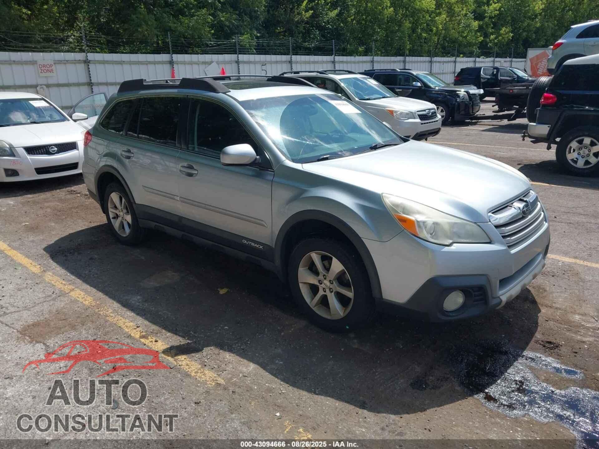 SUBARU OUTBACK 2014 - 4S4BRBLC8E3235506