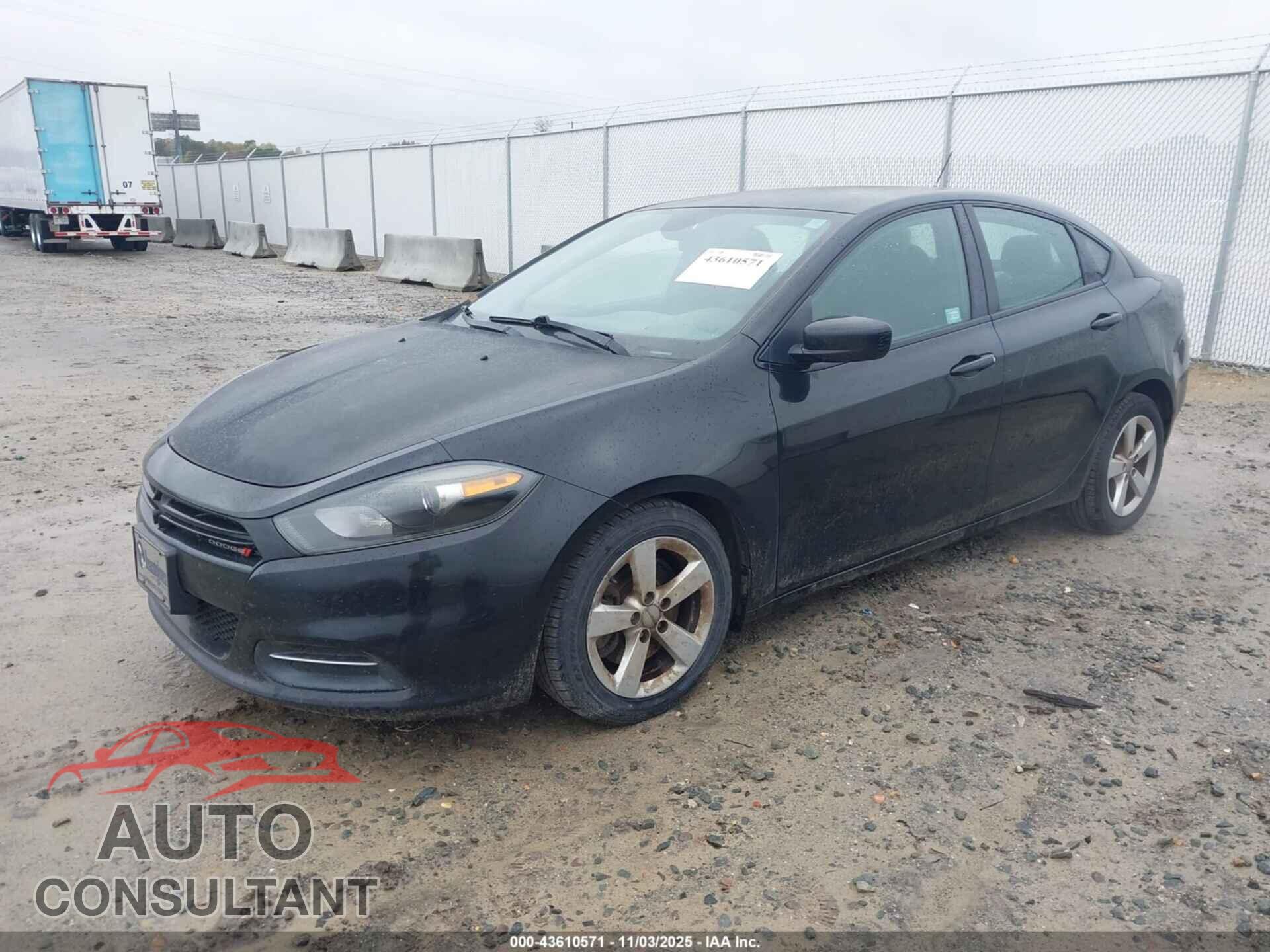 DODGE DART 2015 - 1C3CDFBB2FD187217