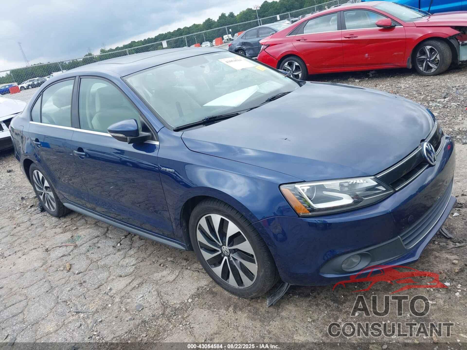 VOLKSWAGEN JETTA HYBRID 2013 - 3VW637AJ5DM214449