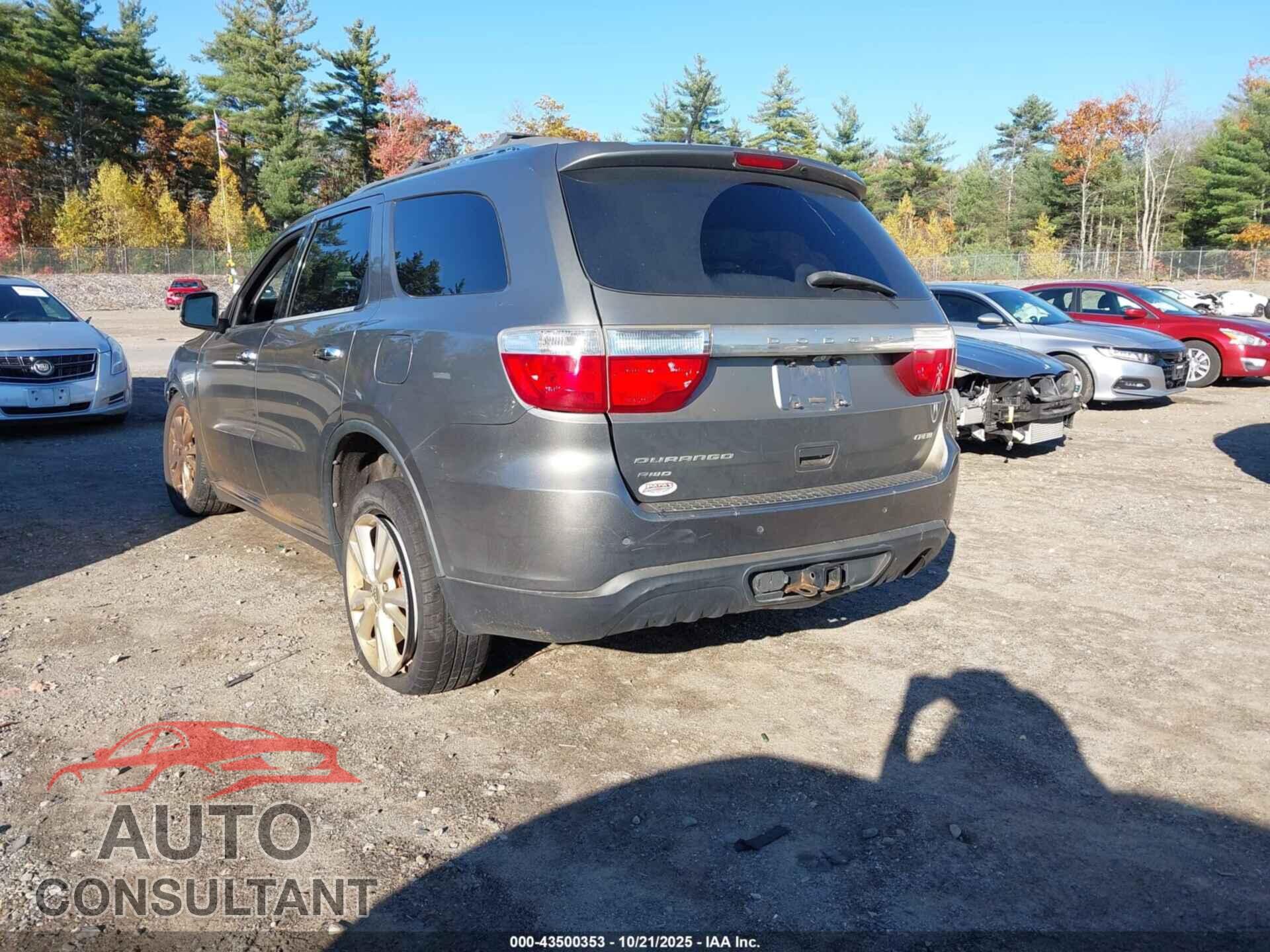 DODGE DURANGO 2013 - 1C4RDJDG5DC597398