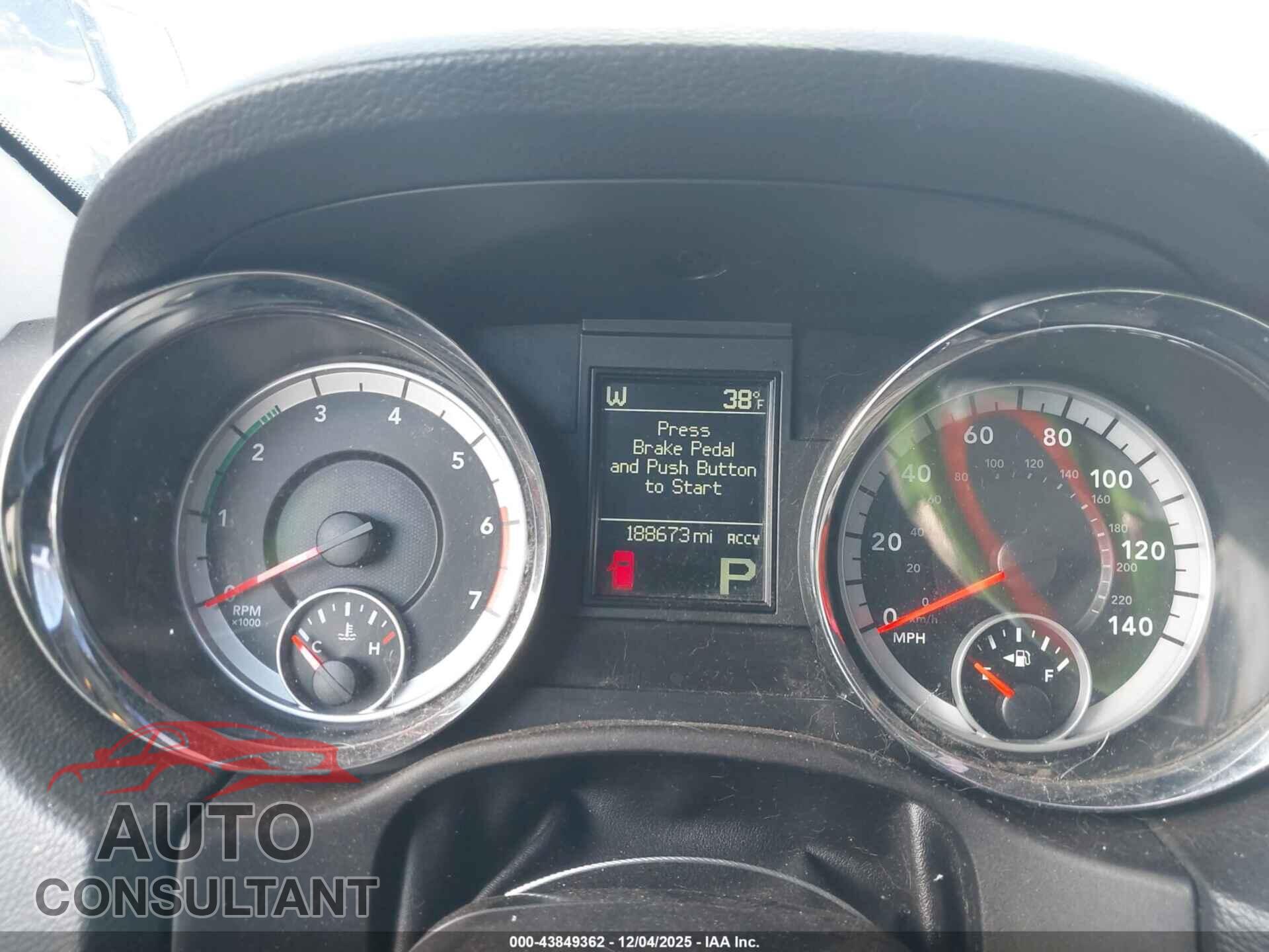 DODGE DURANGO 2013 - 1C4SDJCT7DC690584