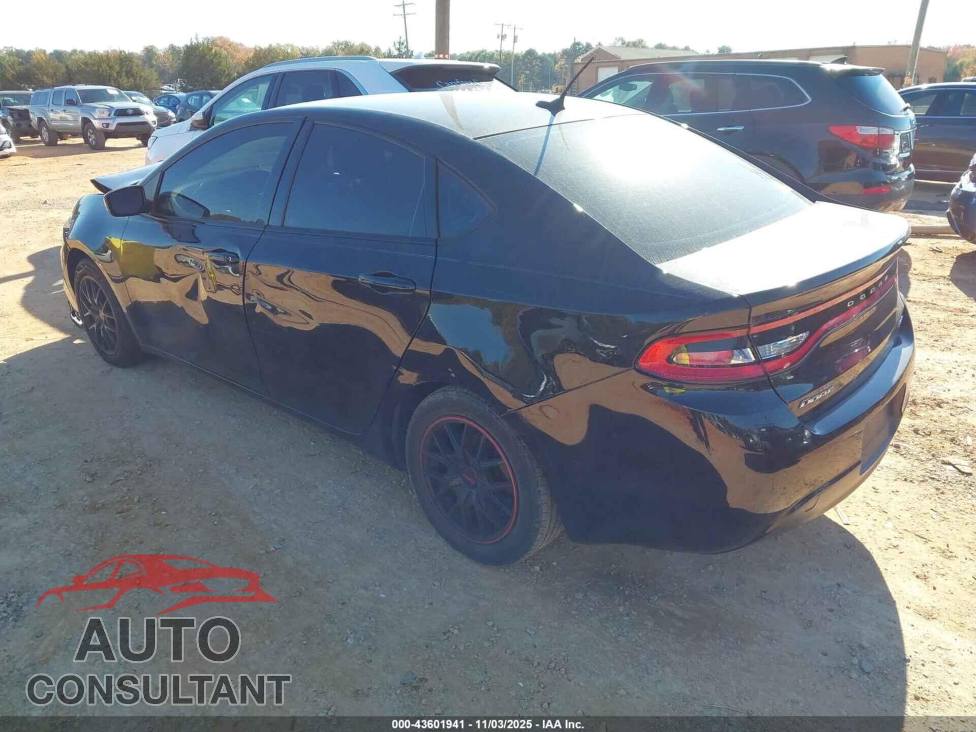DODGE DART 2015 - 1C3CDFBB2FD330506