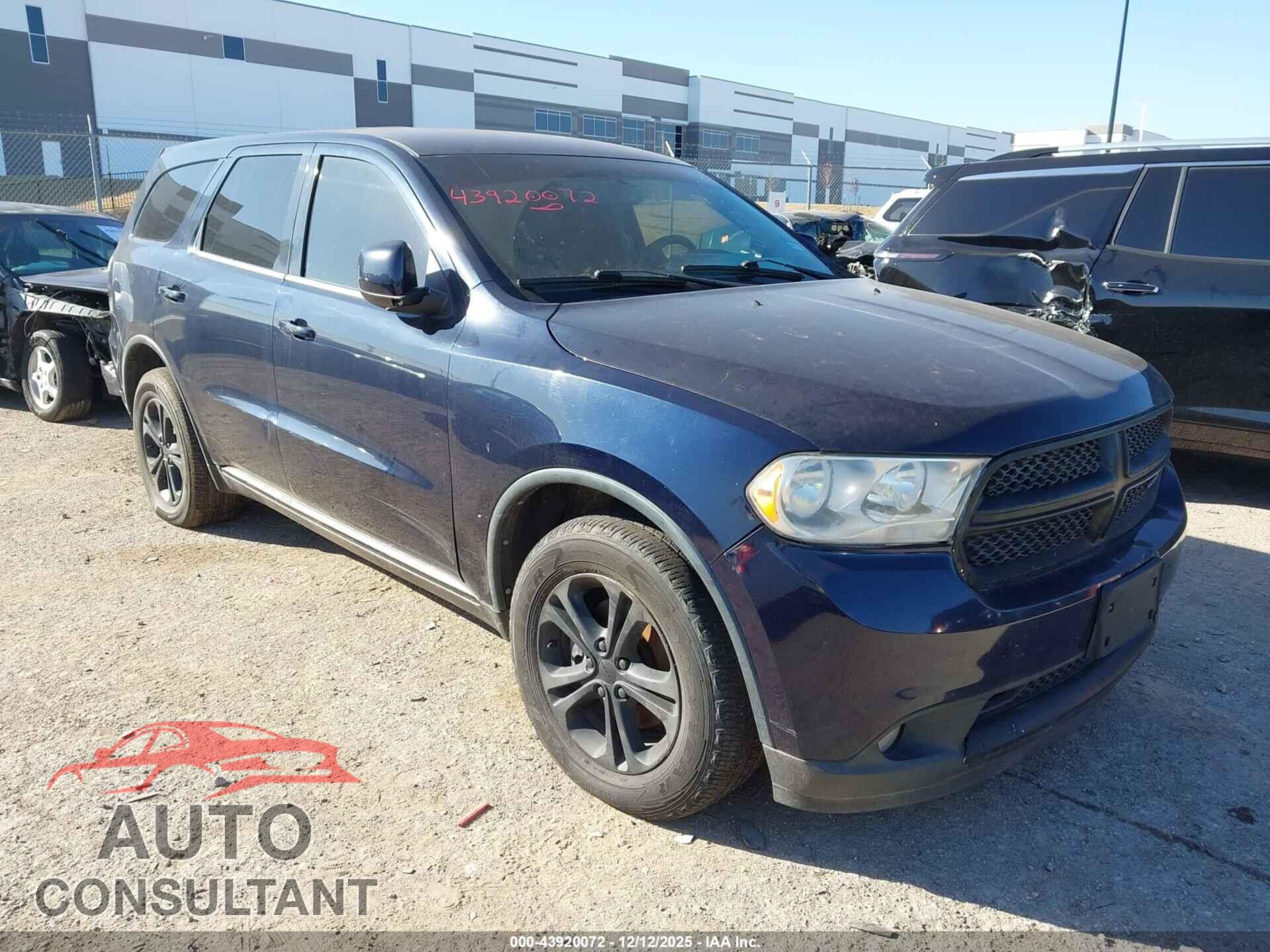 DODGE DURANGO 2013 - 1C4RDHAG1DC500243