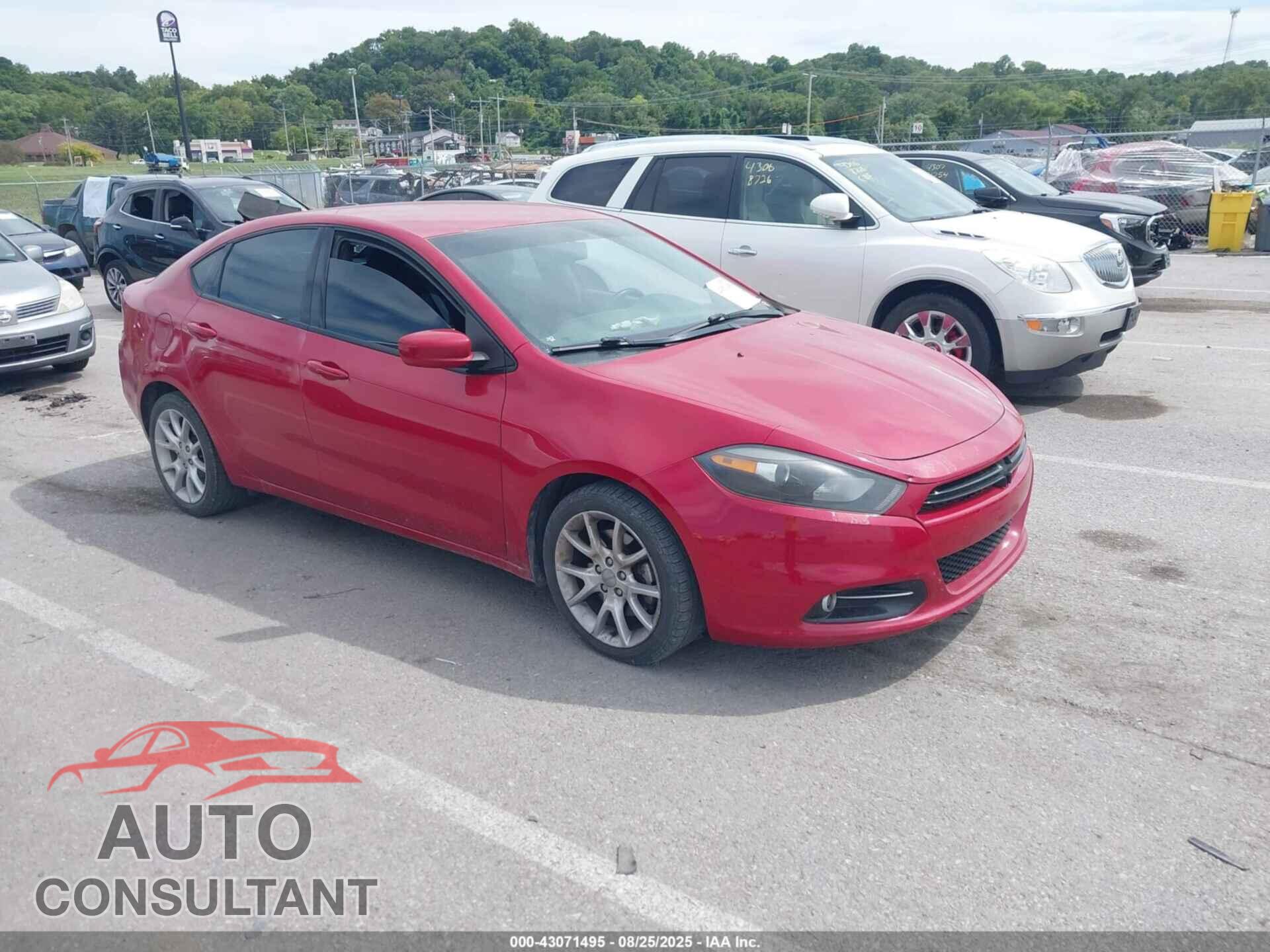DODGE DART 2013 - 1C3CDFBA2DD314536