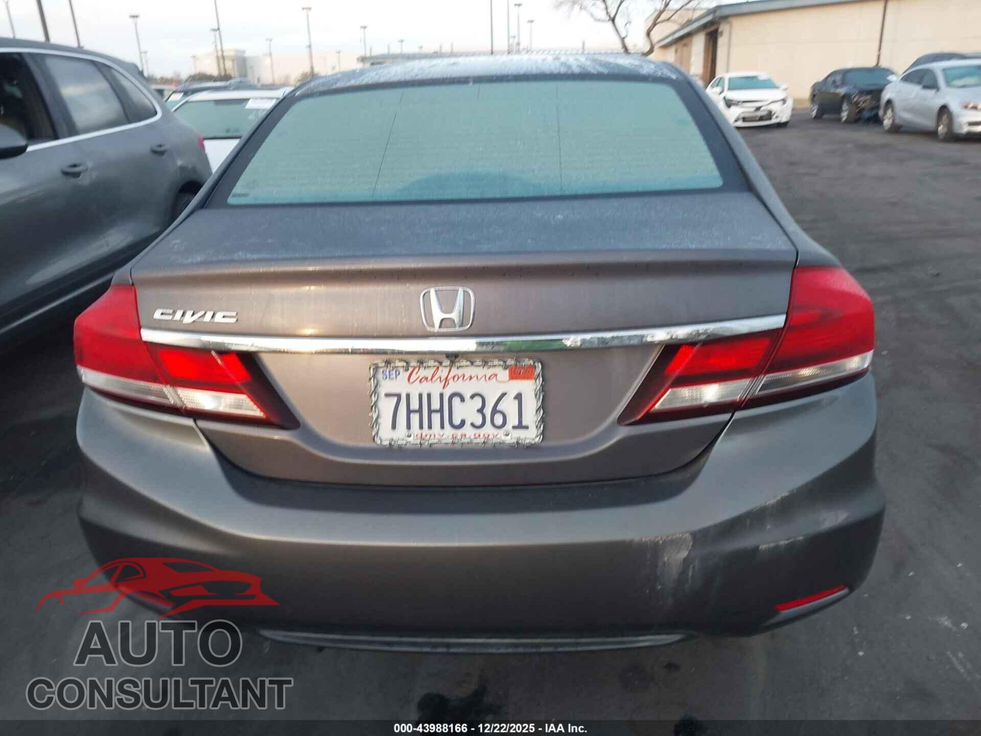 HONDA CIVIC 2014 - 19XFB2F8XEE262801