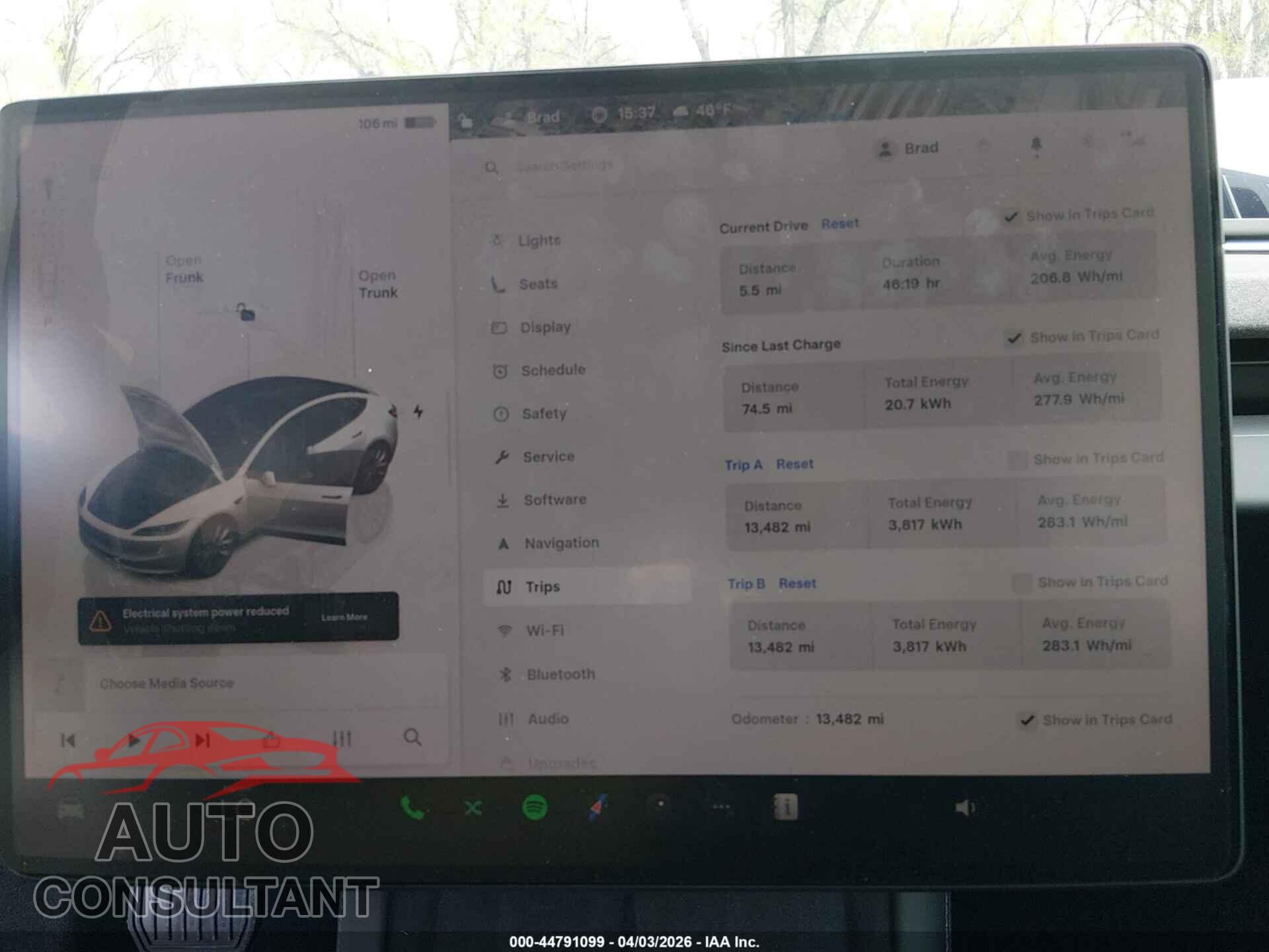 TESLA MODEL 3 2024 - 5YJ3E1EB7RF793097