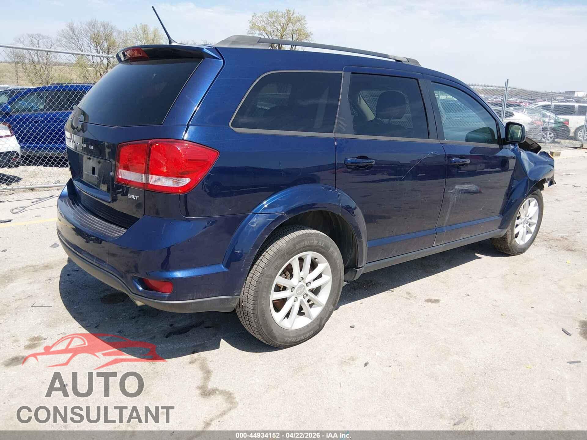 DODGE JOURNEY 2017 - 3C4PDDBG7HT574307