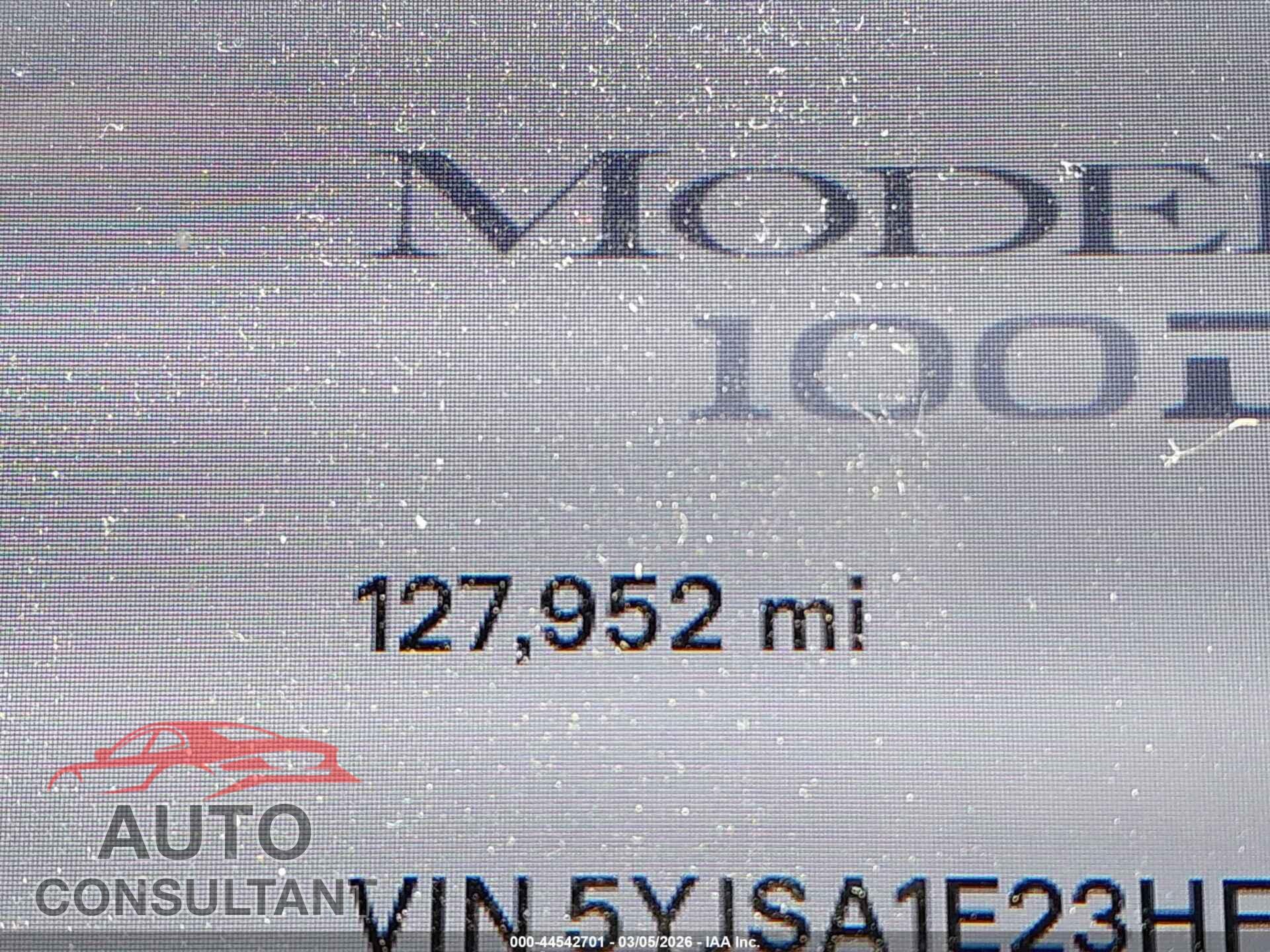 TESLA MODEL S 2017 - 5YJSA1E23HF190895