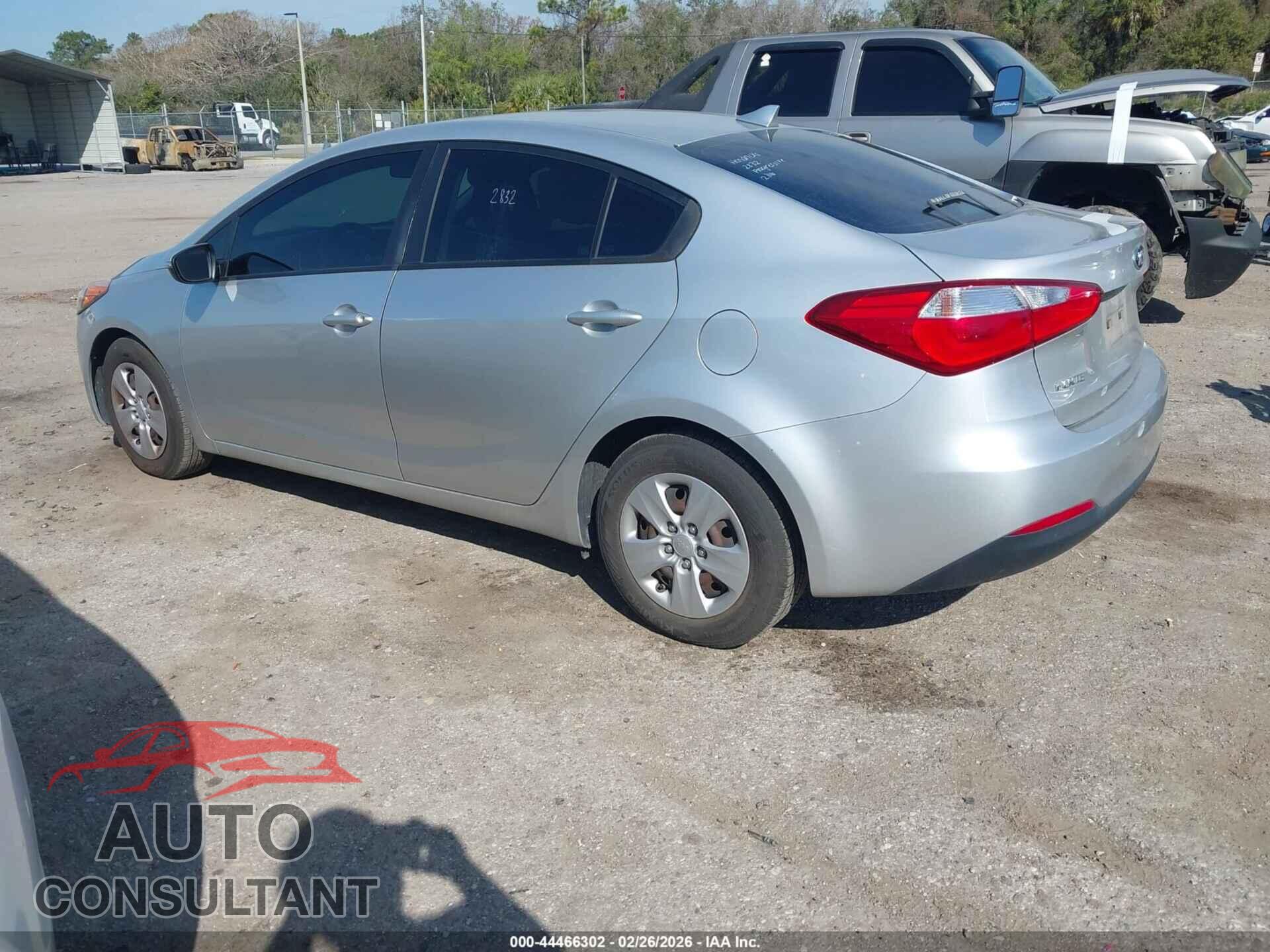 KIA FORTE 2015 - KNAFX4A60F5263145