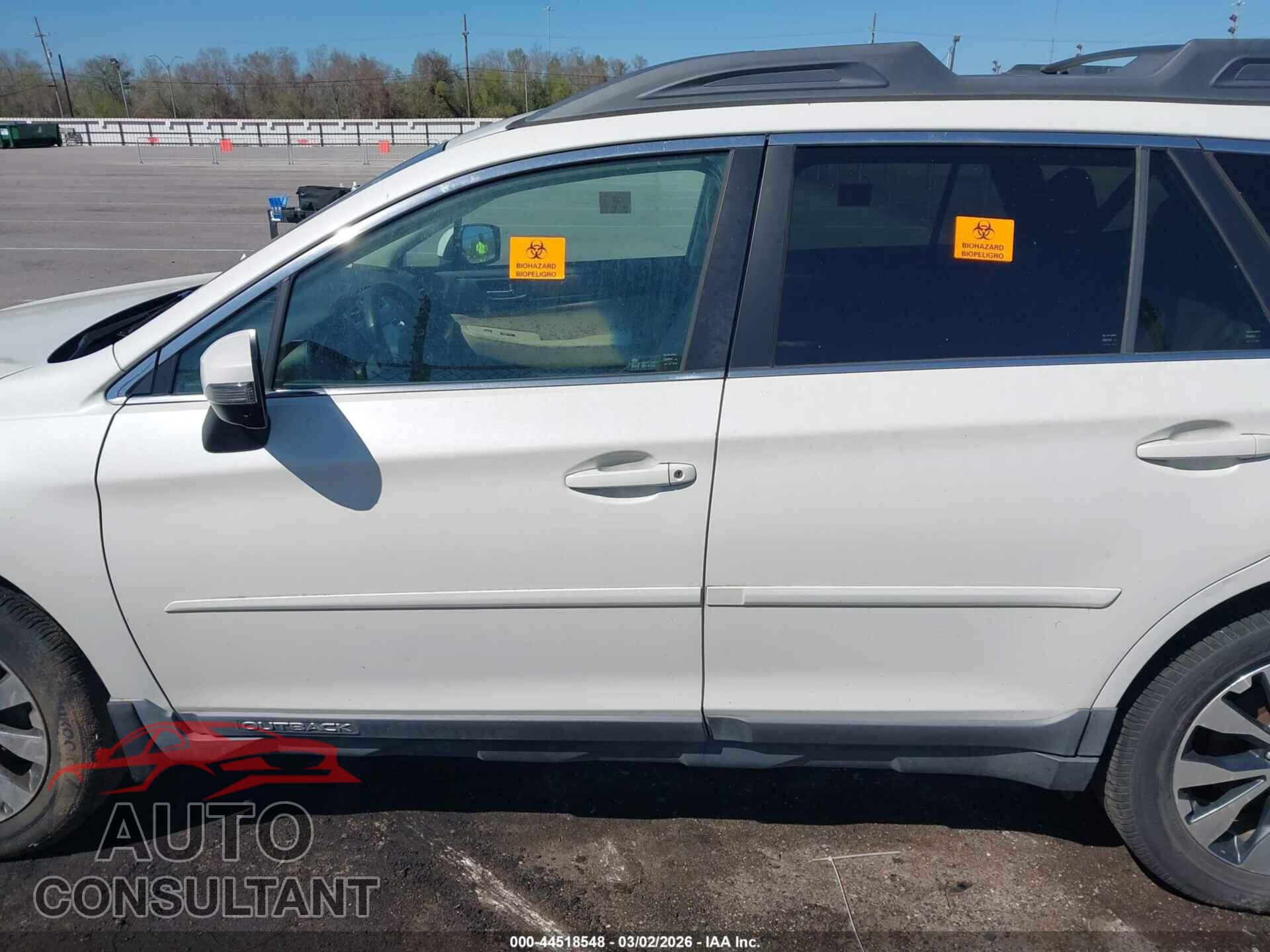 SUBARU OUTBACK 2015 - 4S4BSANC9F3240761