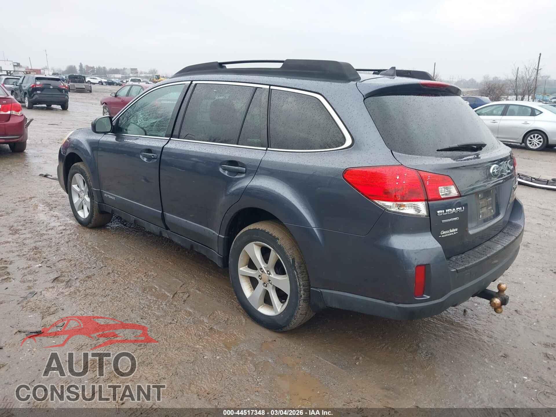 SUBARU OUTBACK 2014 - 4S4BRBCC0E1306306