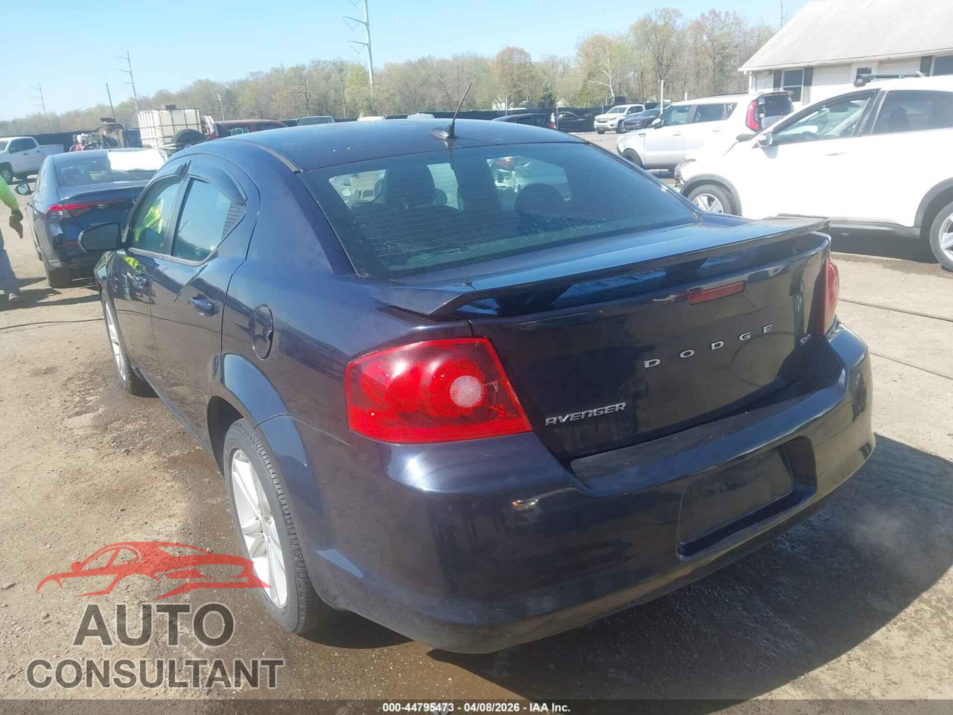 DODGE AVENGER 2012 - 1C3CDZCB7CN183203