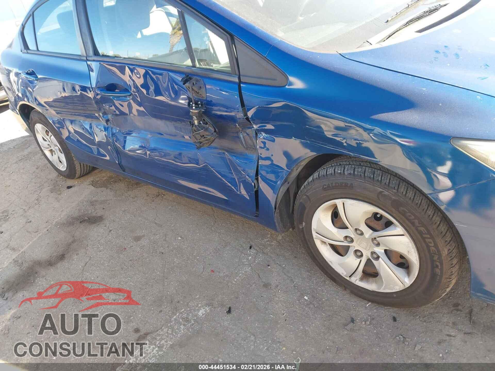 HONDA CIVIC 2013 - 19XFB2F5XDE014052