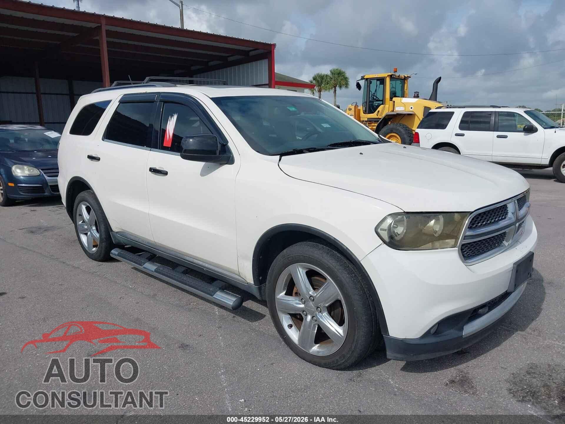 DODGE DURANGO 2011 - 1D4RE2GG5BC740395
