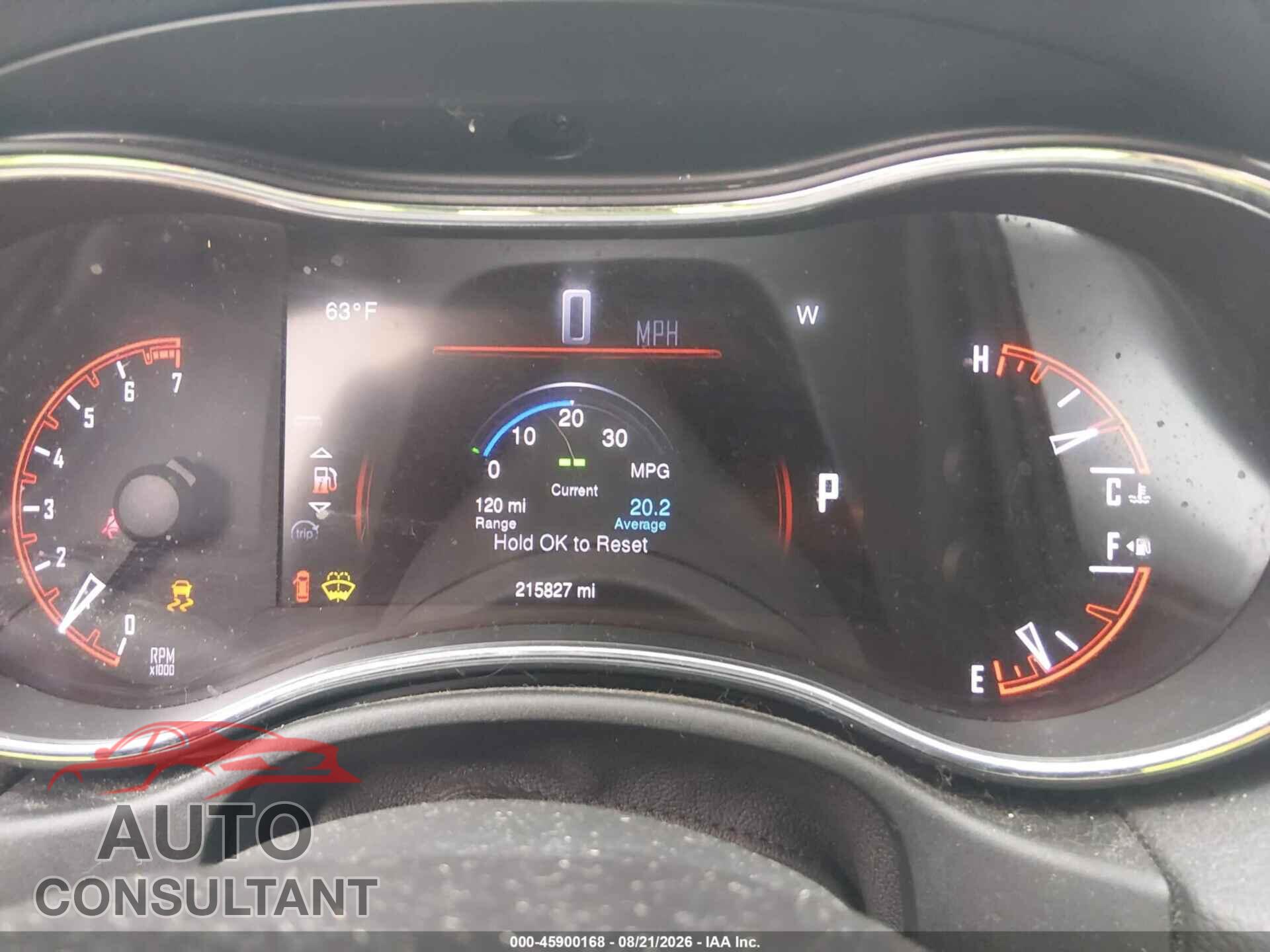 DODGE DURANGO 2015 - 1C4RDJDG1FC147802