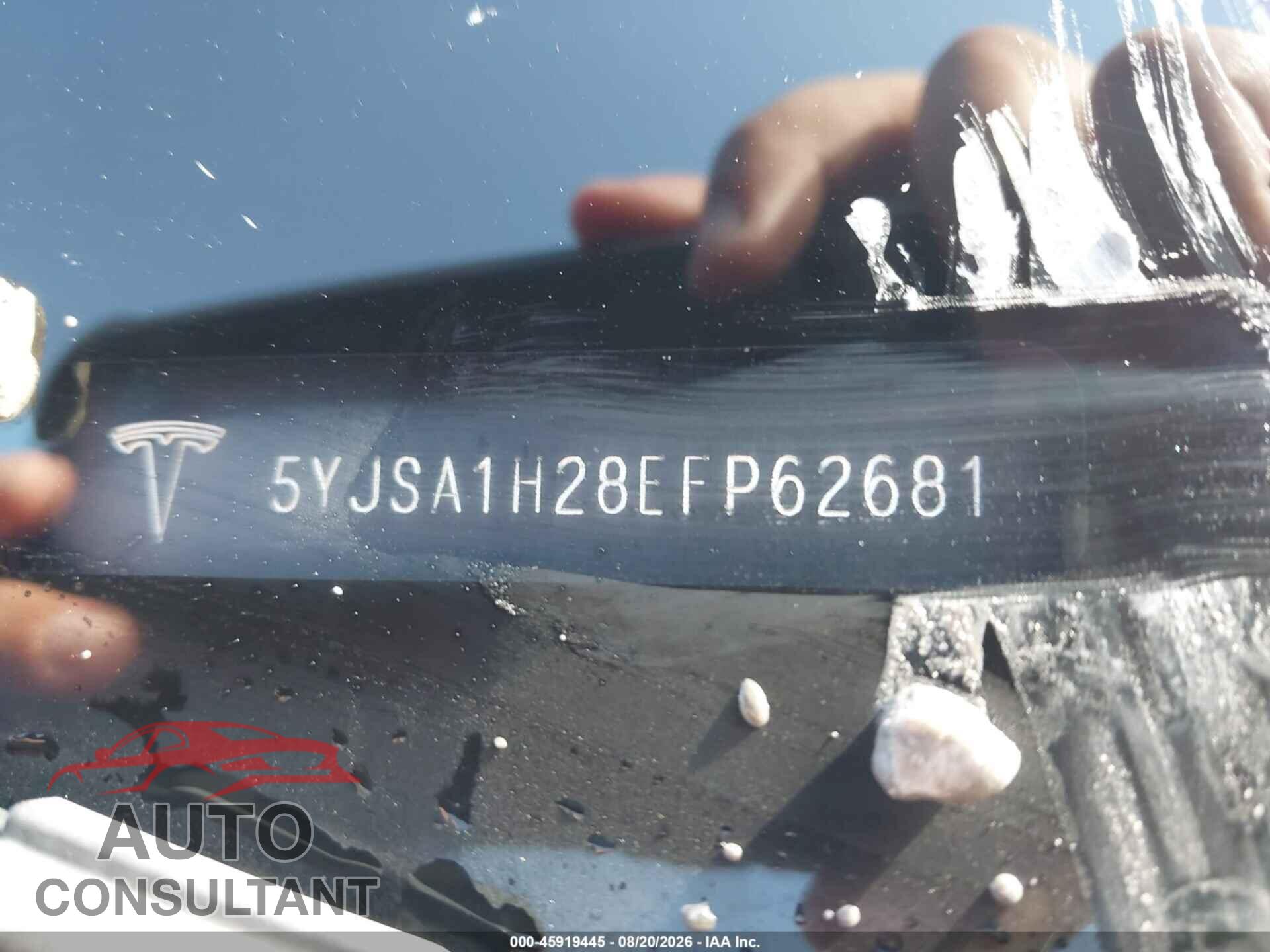 TESLA MODEL S 2014 - 5YJSA1H28EFP62681