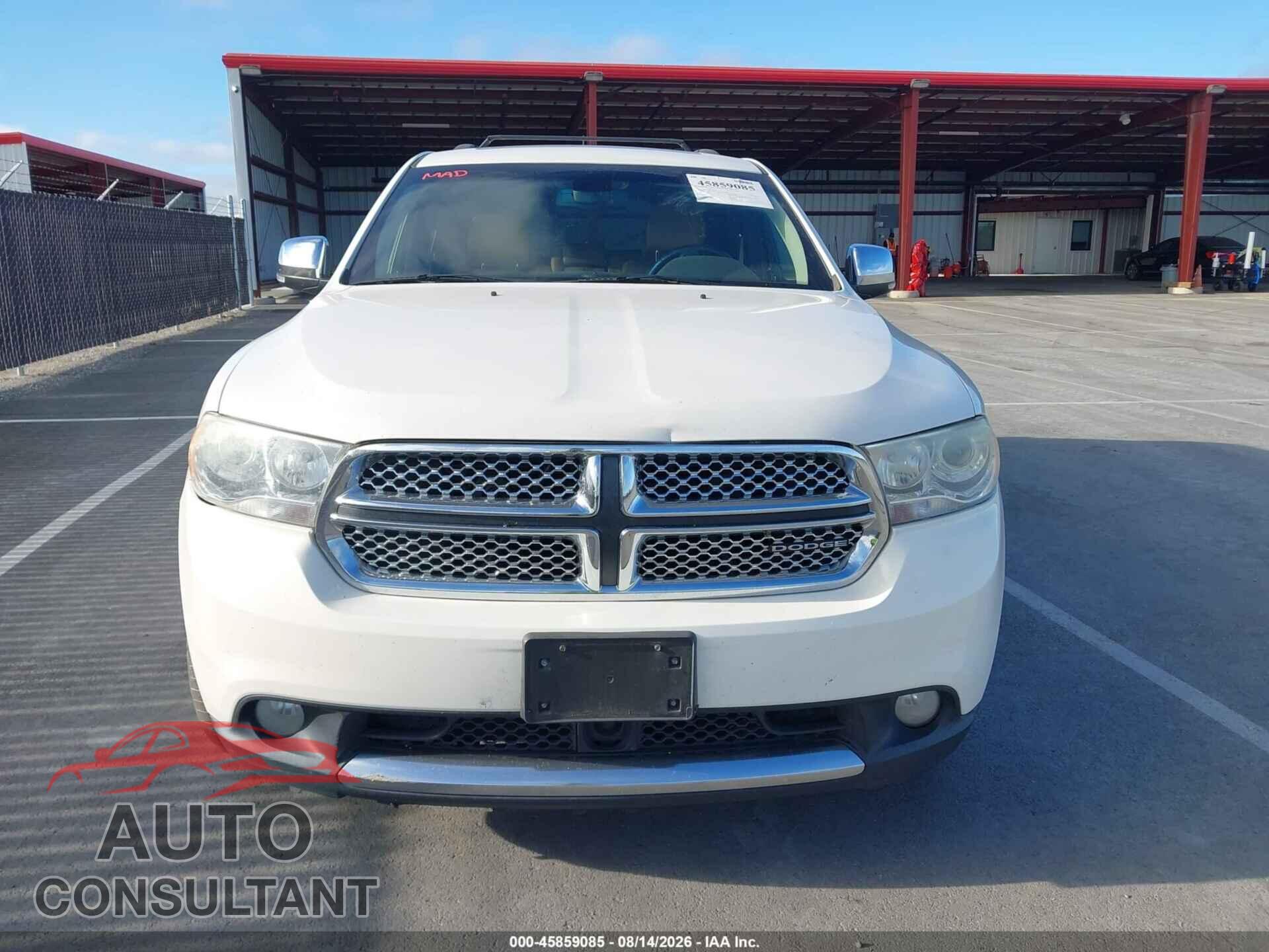 DODGE DURANGO 2011 - 1D4RE5GG4BC720575