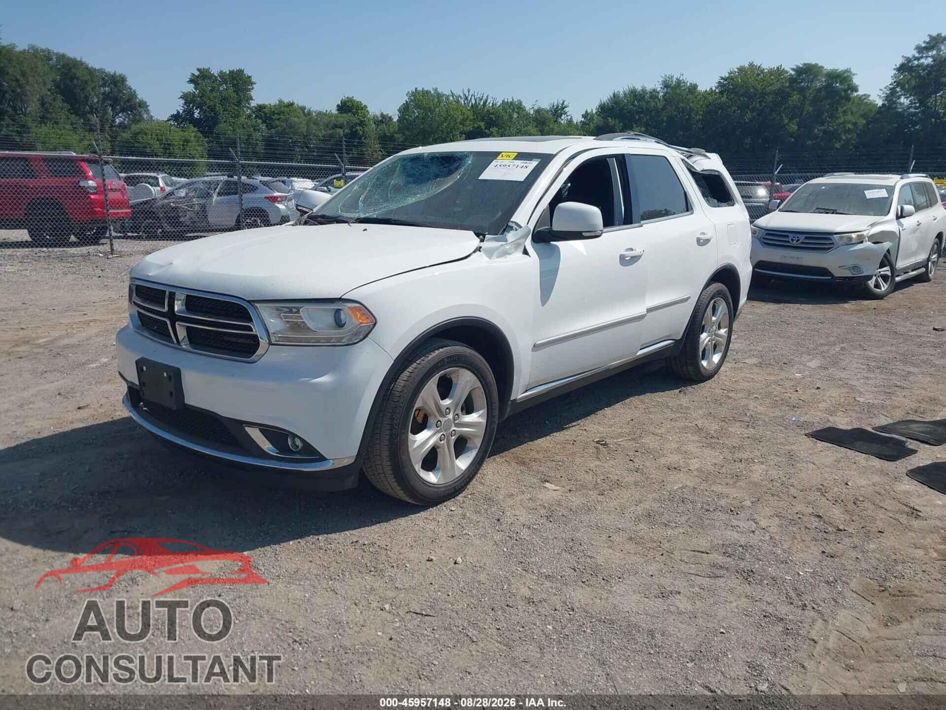 DODGE DURANGO 2014 - 1C4RDJDG3EC412217