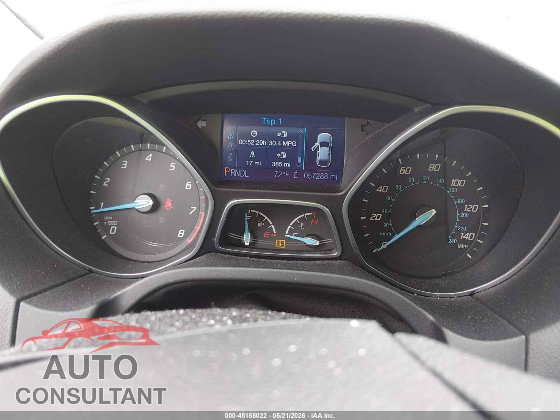 FORD FOCUS 2013 - 1FADP3F22DL361165