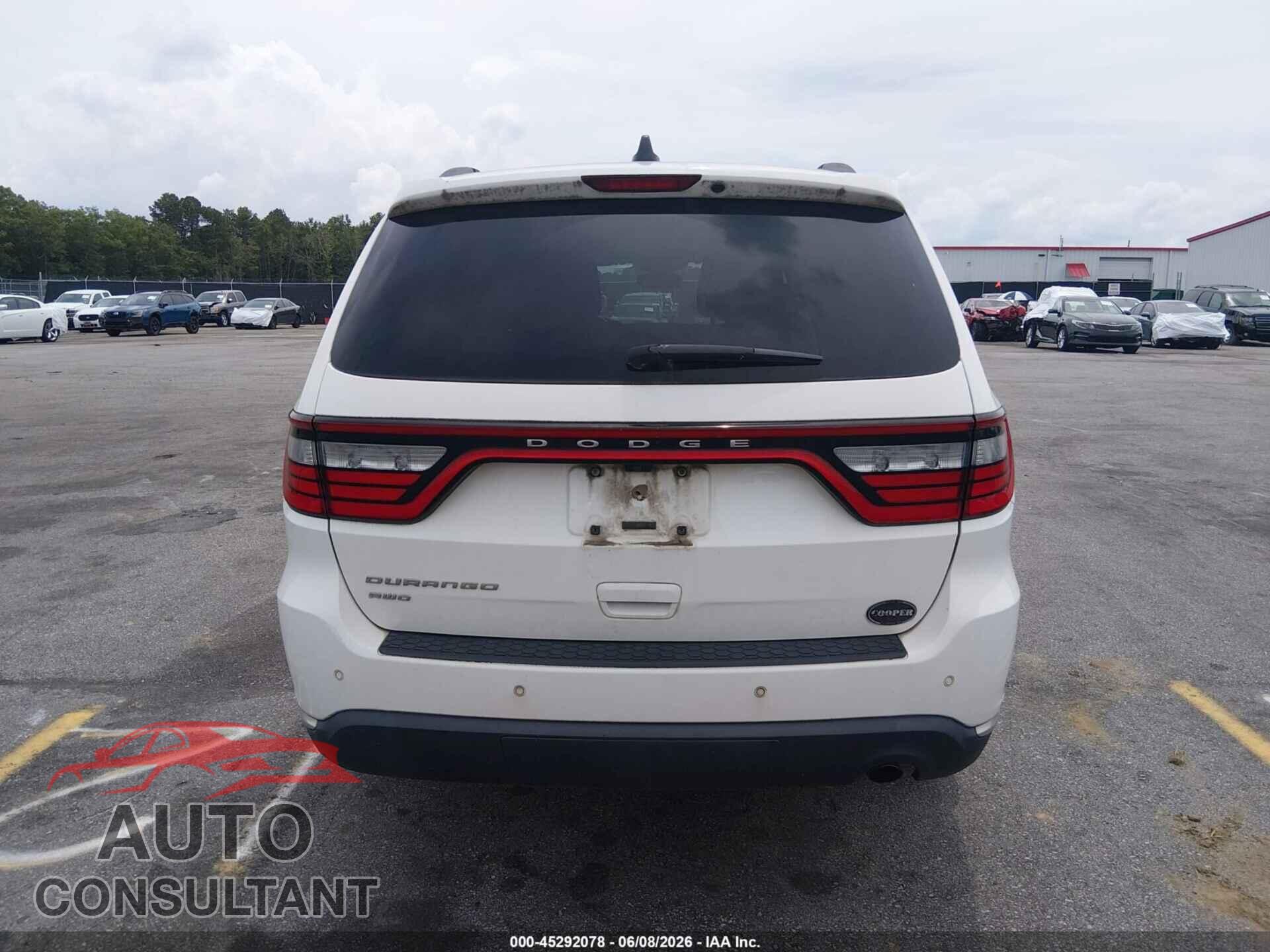 DODGE DURANGO 2017 - 1C4RDJAG2HC816957