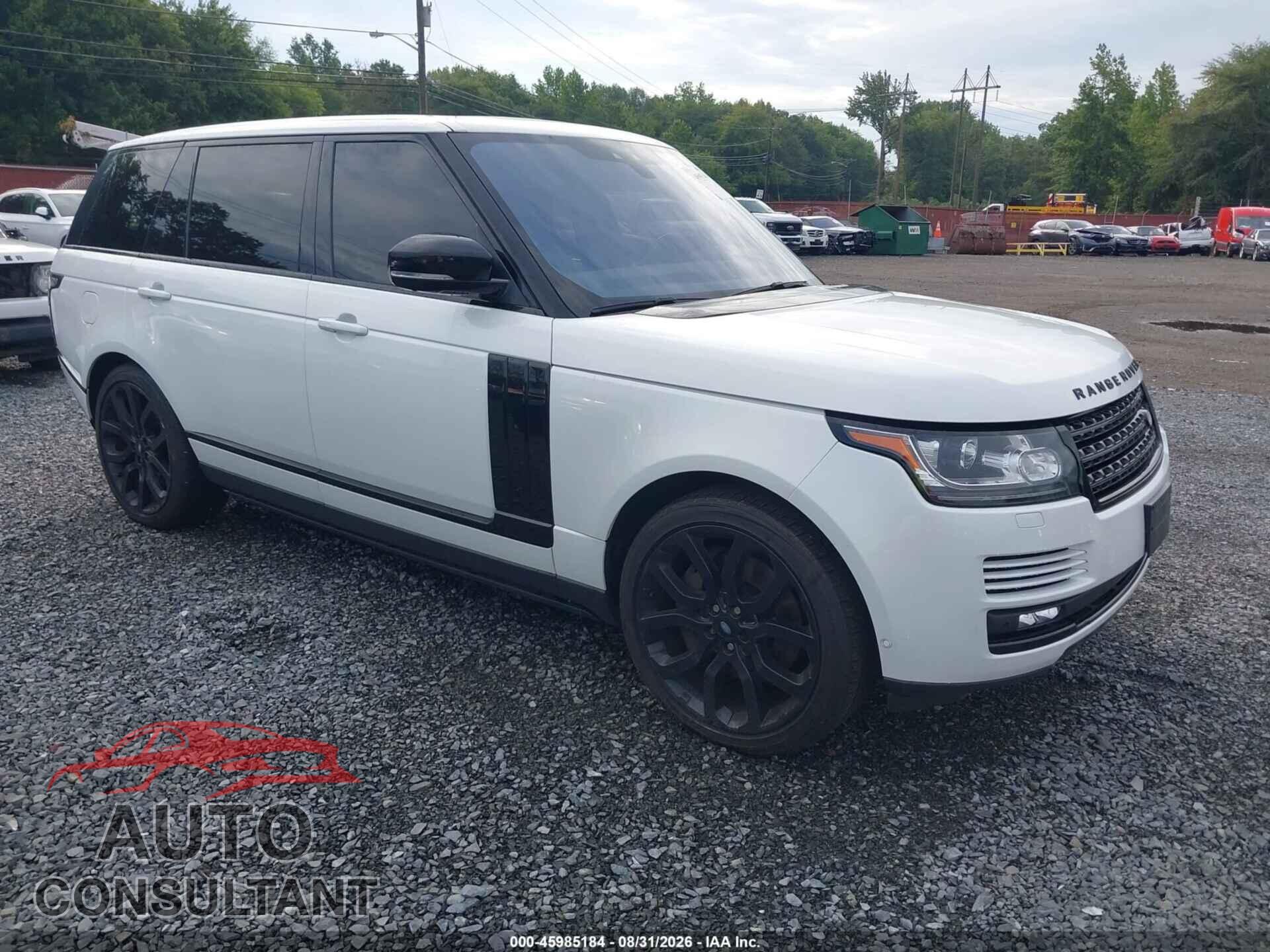 LAND ROVER RANGE ROVER 2017 - SALGS5FE5HA348268