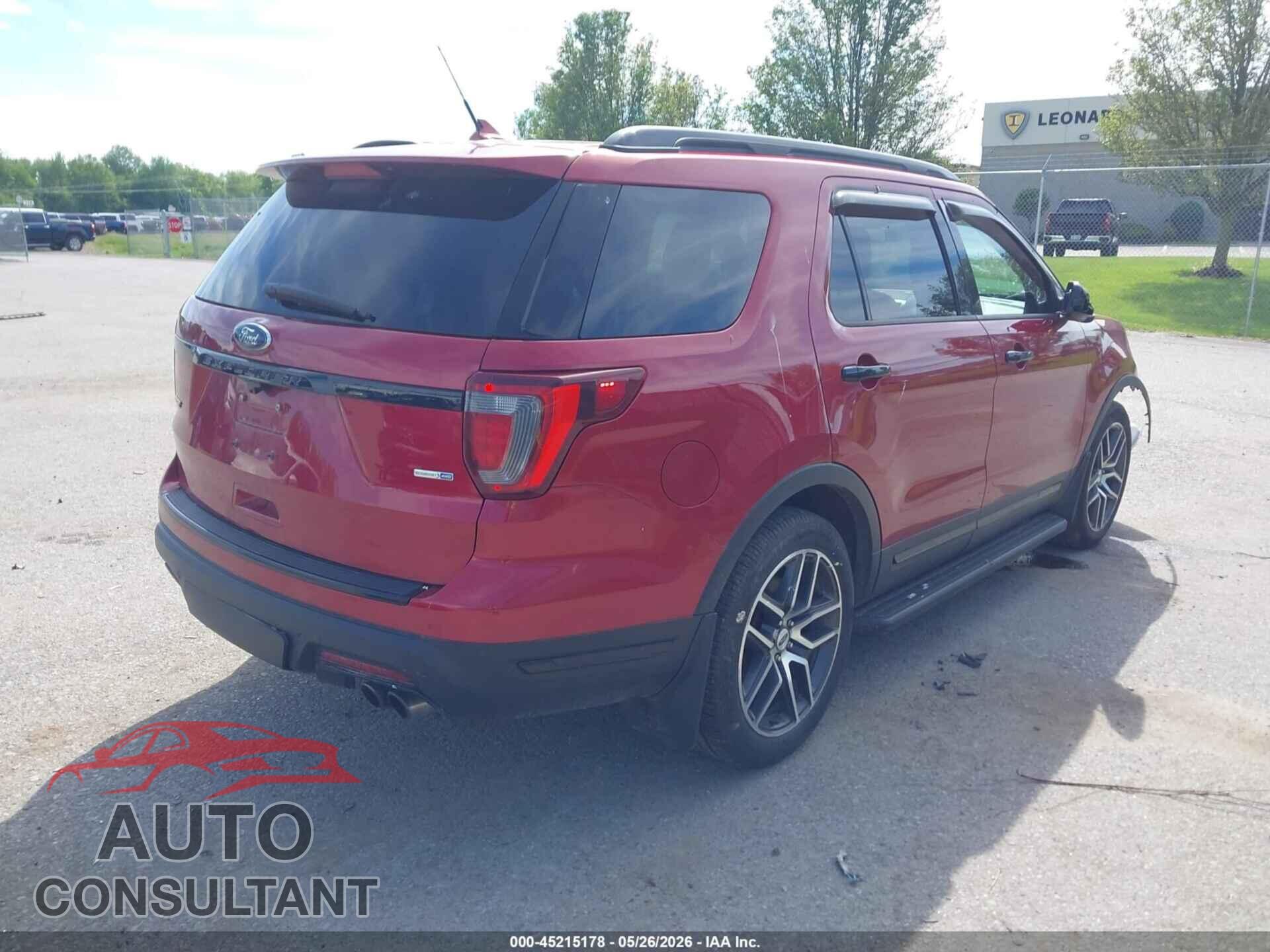 FORD EXPLORER 2018 - 1FM5K8GTXJGB05728