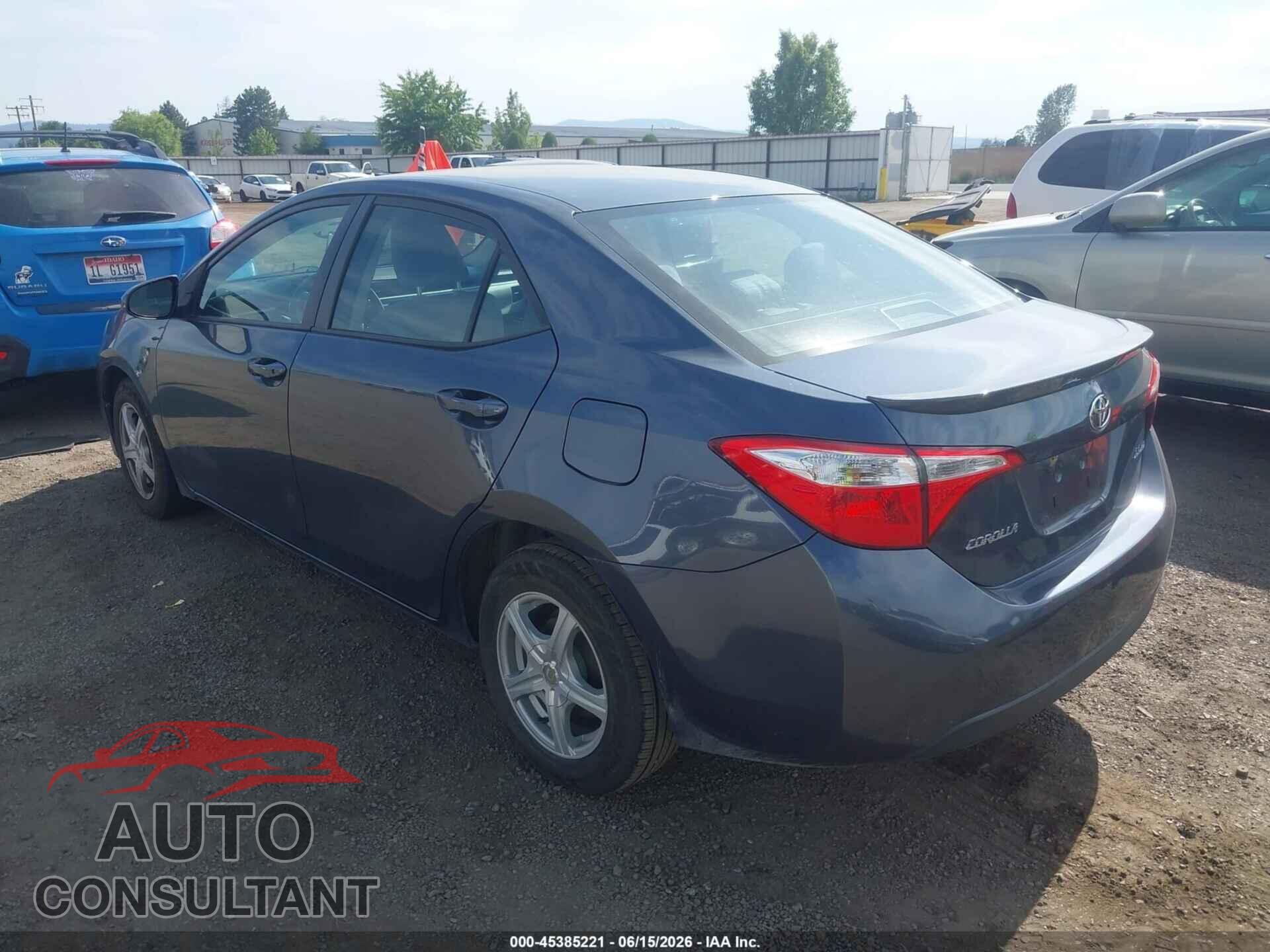 TOYOTA COROLLA 2016 - 2T1BPRHE9GC742003