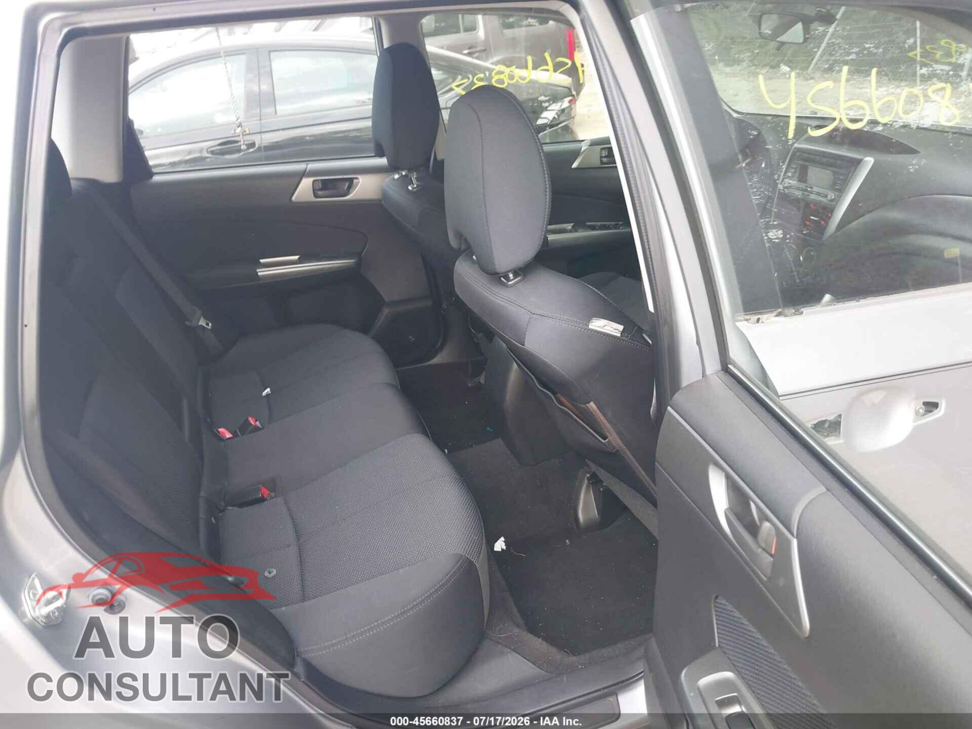SUBARU FORESTER 2012 - JF2SHBBC0CH438092
