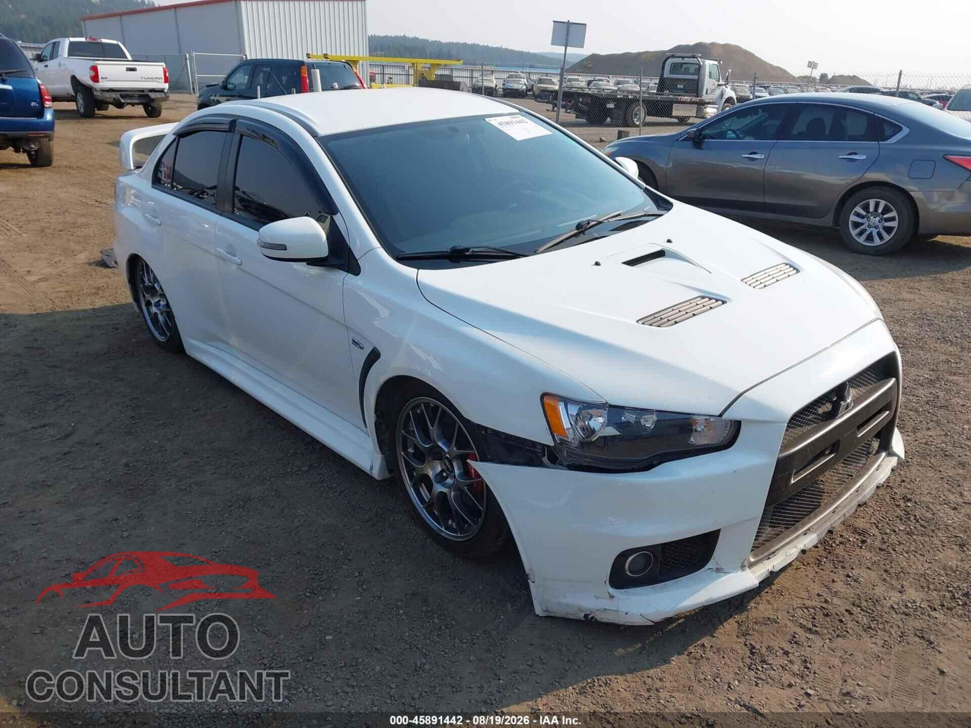MITSUBISHI LANCER EVOLUTION 2015 - JA32W8FV2FU603959