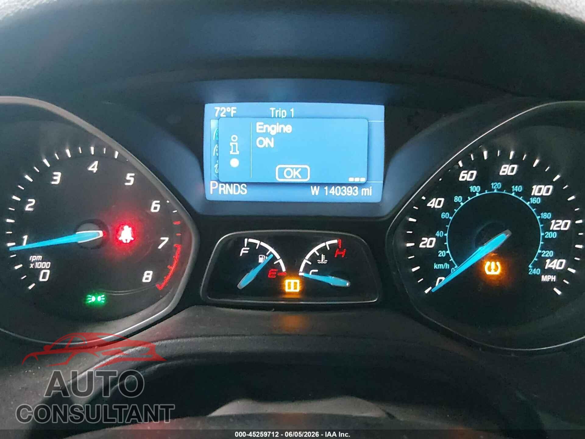 FORD FOCUS 2014 - 1FADP3F2XEL287348