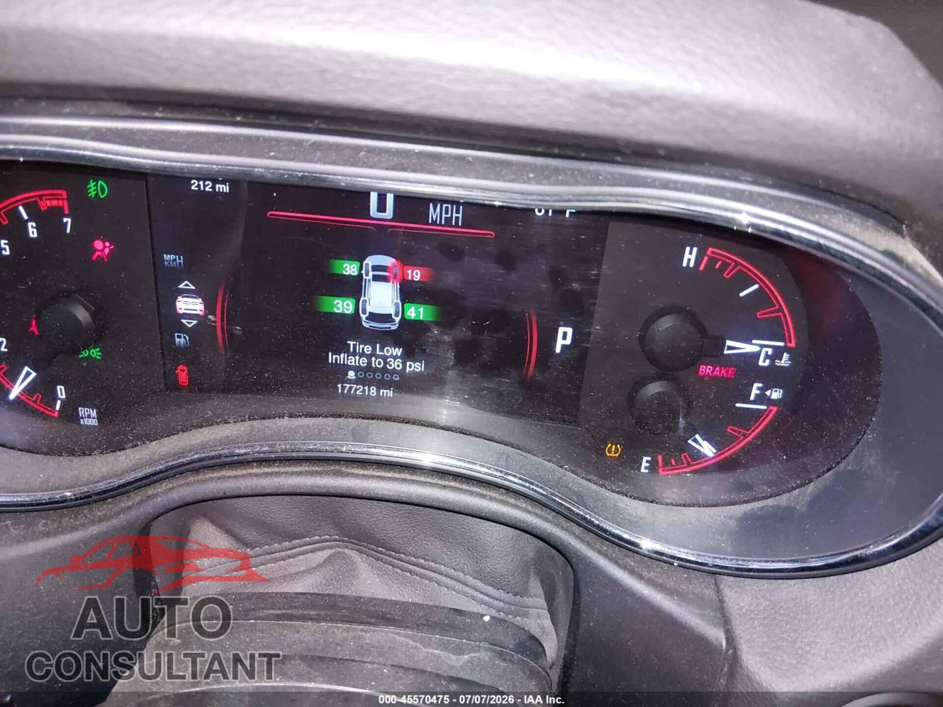 DODGE DURANGO 2015 - 1C4RDJDG6FC801452