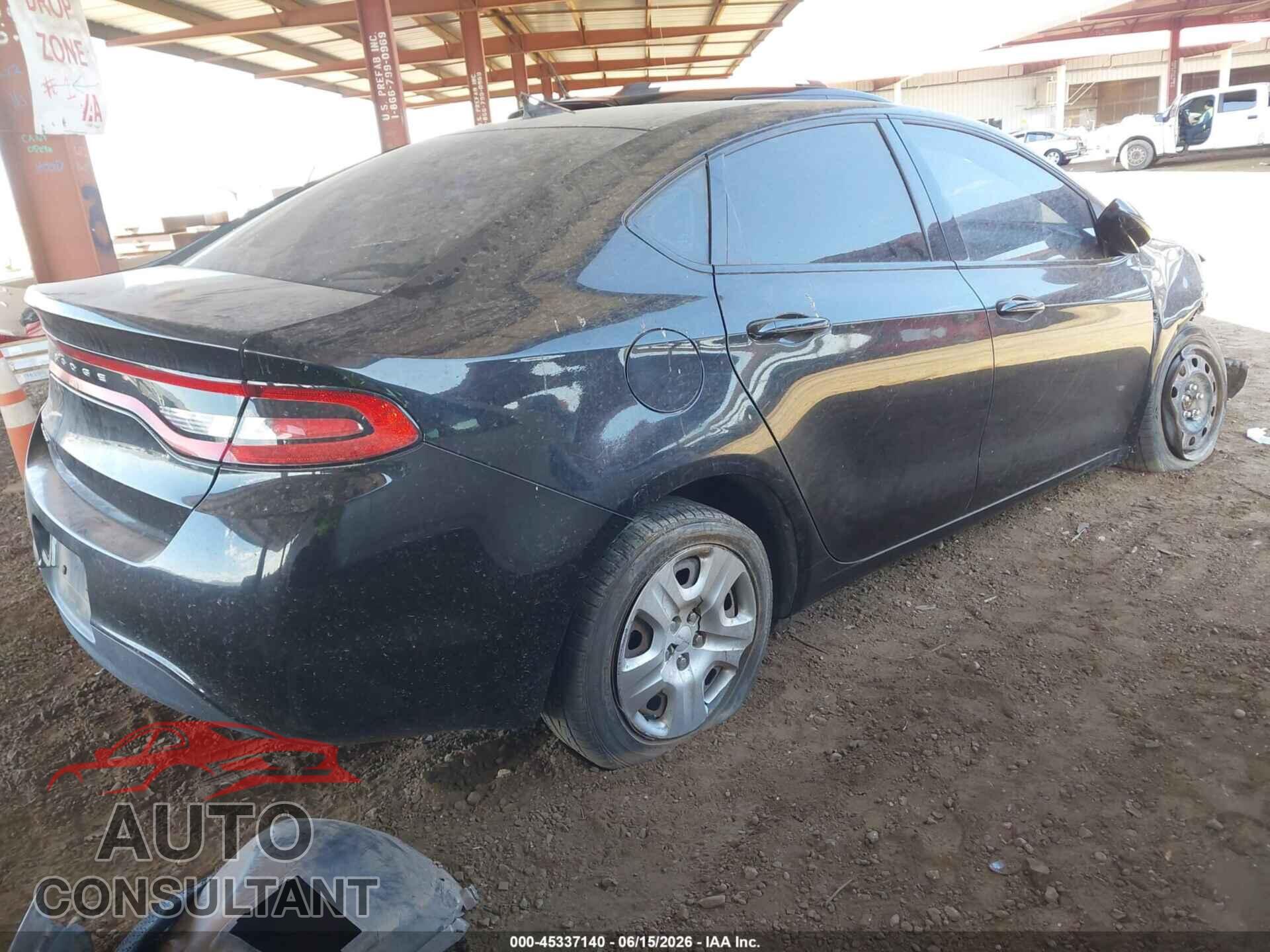 DODGE DART 2015 - 1C3CDFAA3FD406291