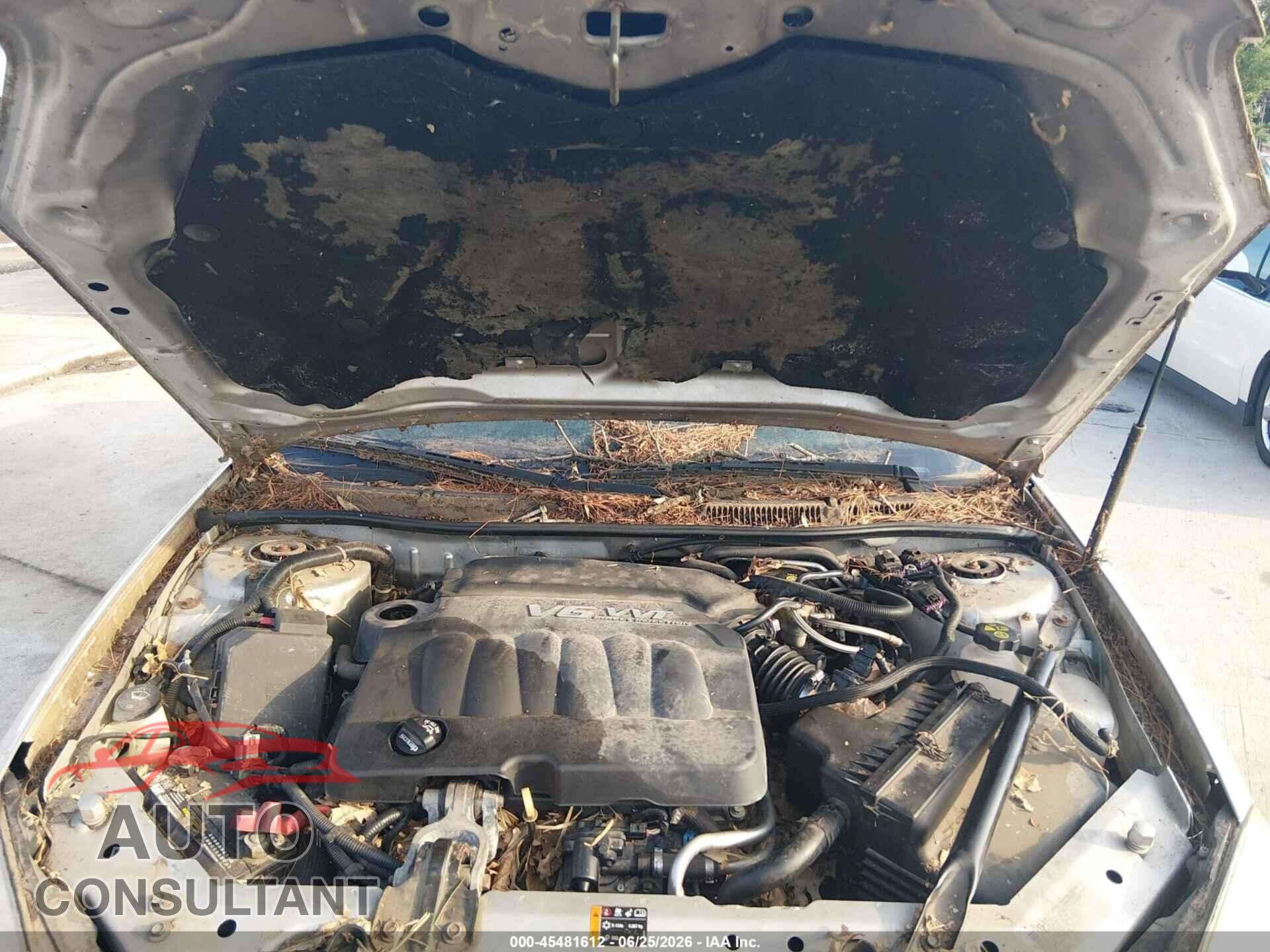 CHEVROLET IMPALA 2012 - 2G1WG5E32C1275246