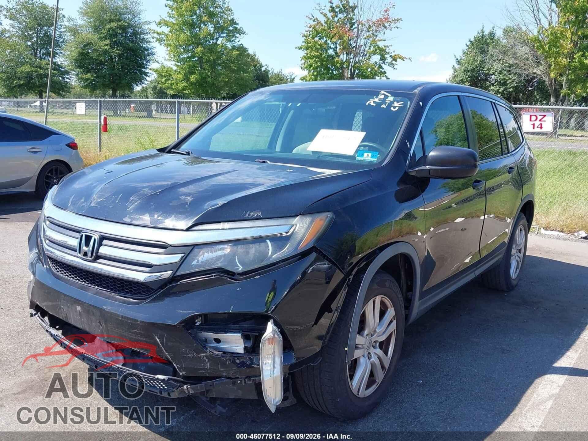 HONDA PILOT 2018 - 5FNYF6H13JB042716