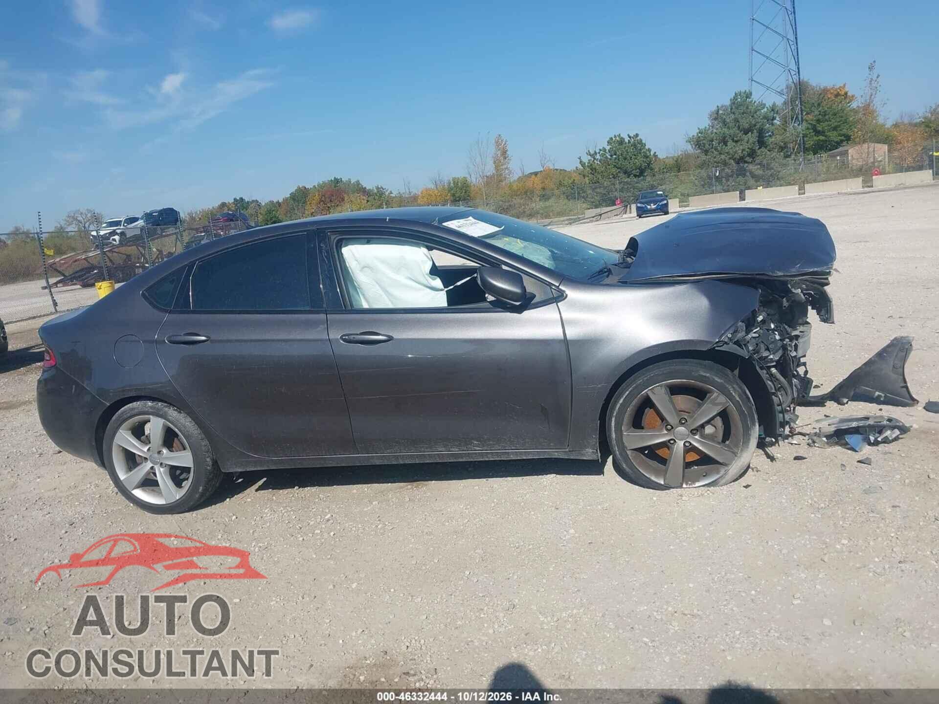 DODGE DART 2015 - 1C3CDFEB2FD111900