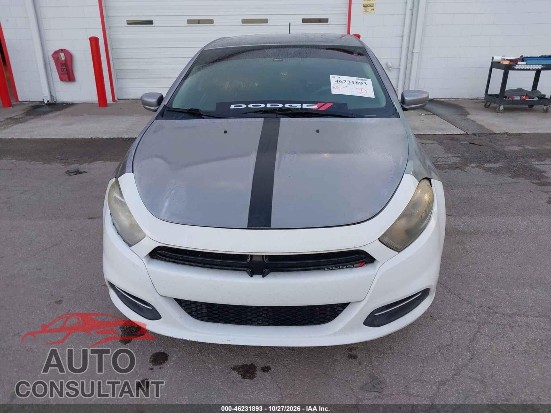 DODGE DART 2016 - 1C3CDFBB7GD515216