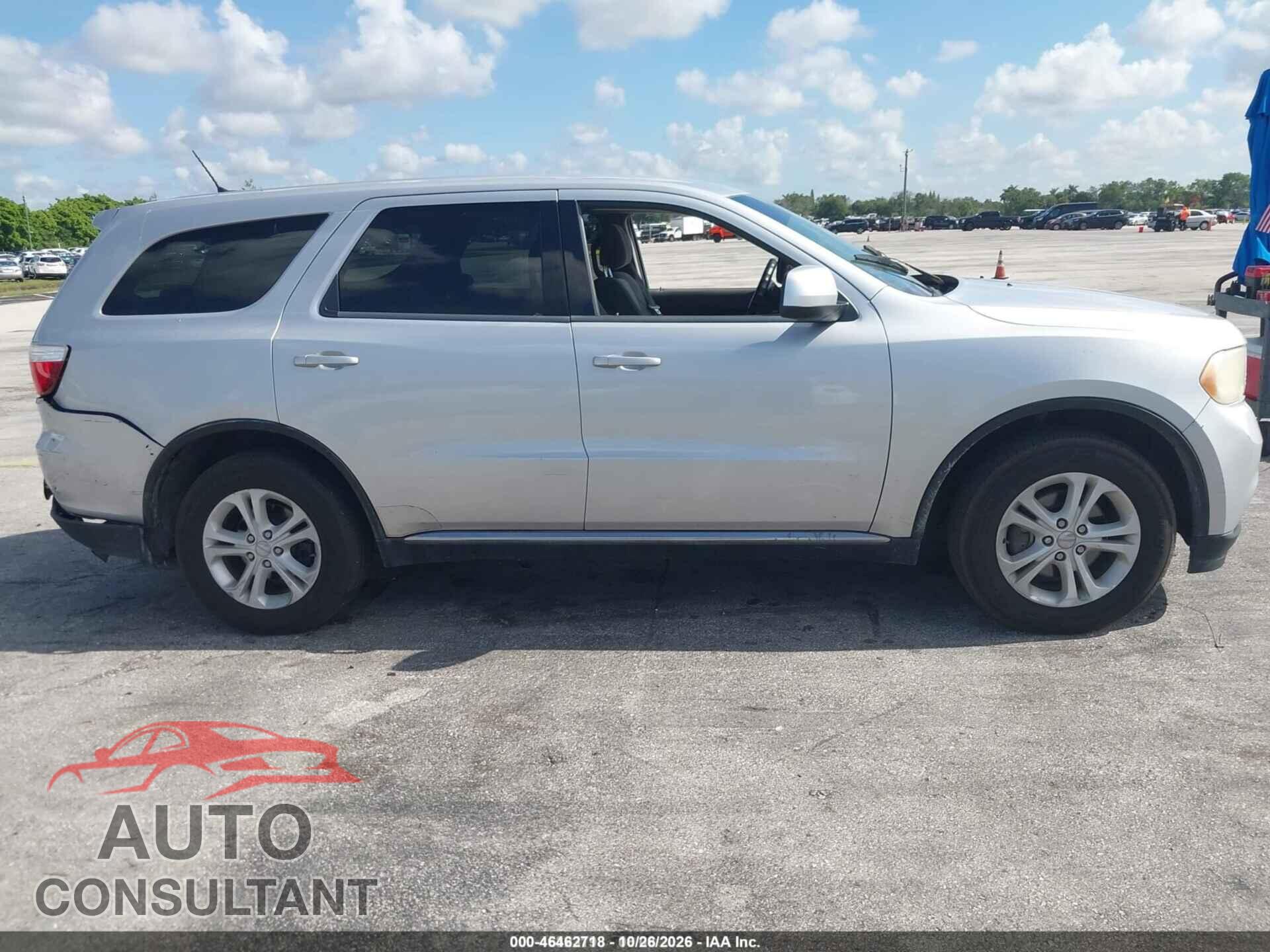 DODGE DURANGO 2011 - 1D4RD2GG9BC741827