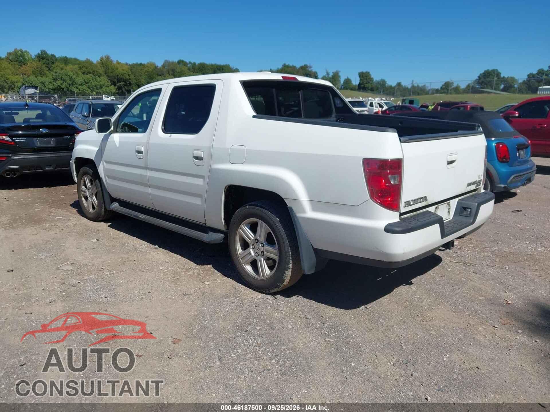 HONDA RIDGELINE 2010 - 5FPYK1F58AB001400